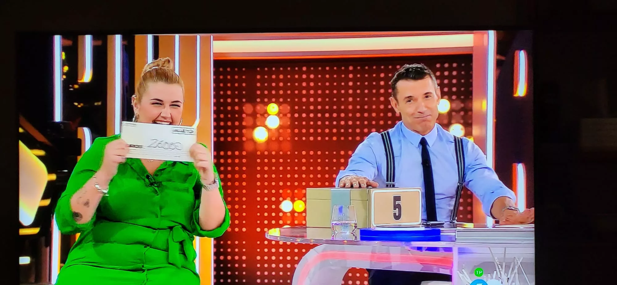 María Criado con Jesús Vázquez