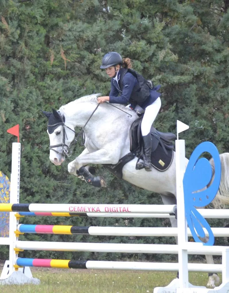 Ana Camarero con Gratal de Salas