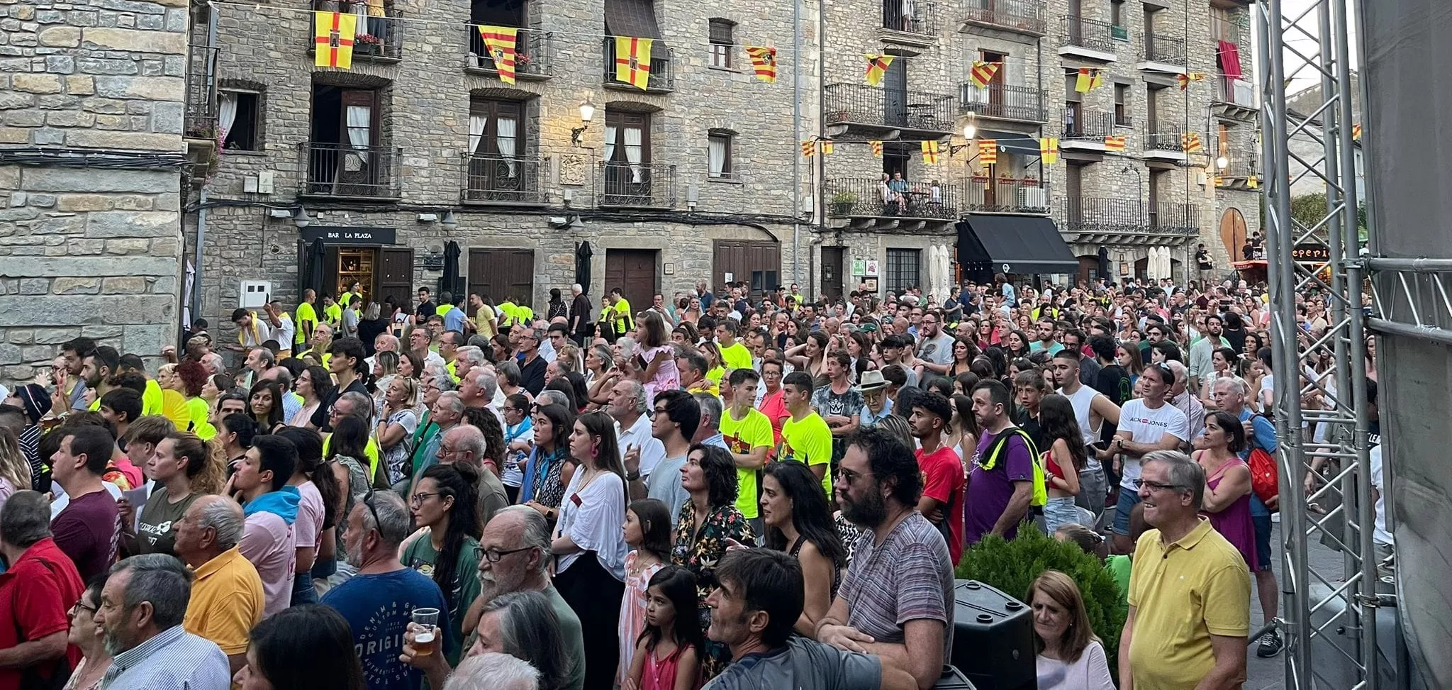Arranque de unas pasadas Fiestas de la Convivencia 2023 de Boltaña. Foto: Ayuntamiento de Boltaña