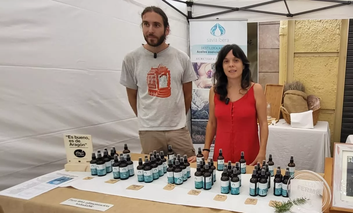 Kurt y Silvia, de Savia Íbera, protagonizan el taller en el Ciga