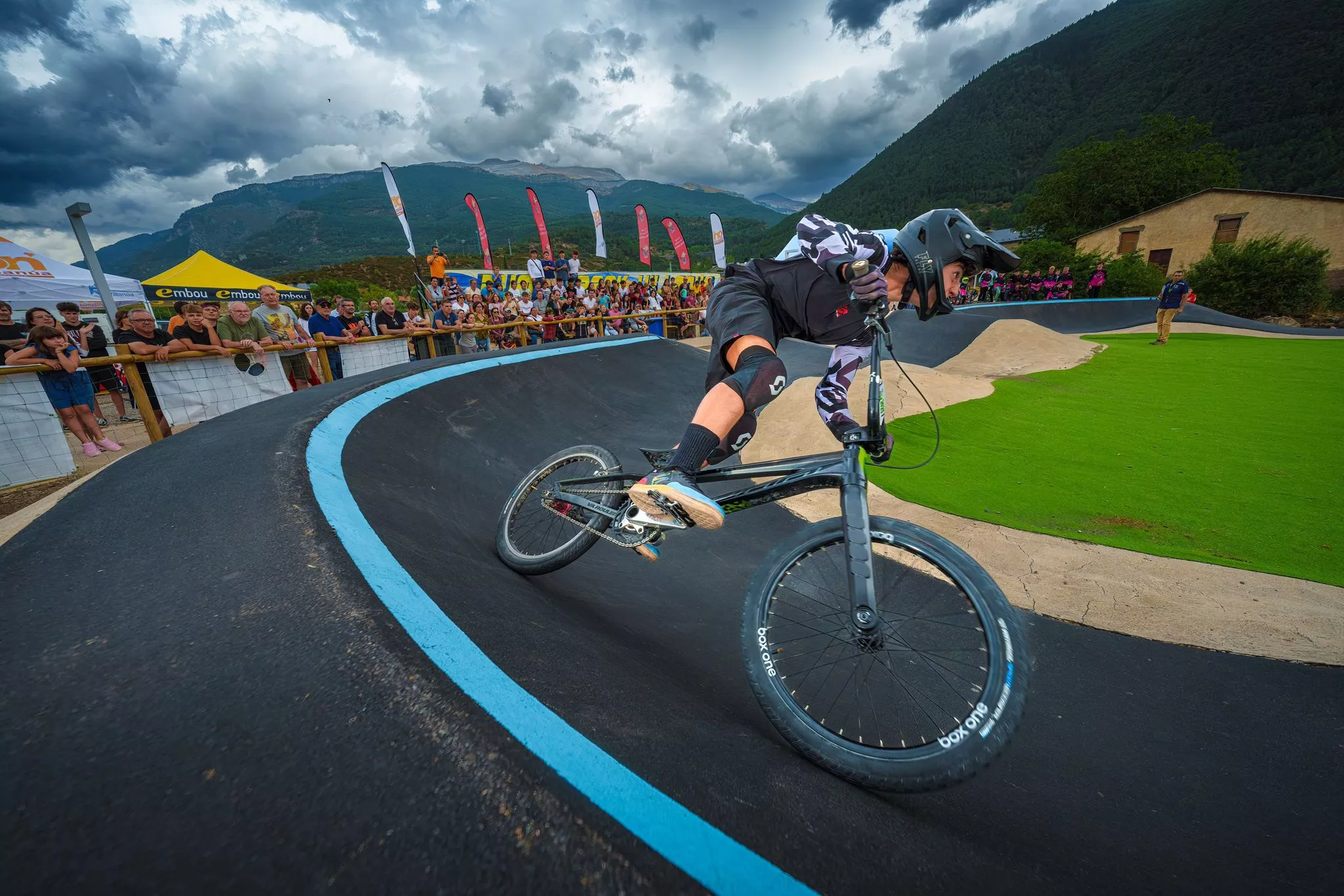 Campeonato de Pumptrack en Villanúa. Turismo Villanúa / Yhabril Moro