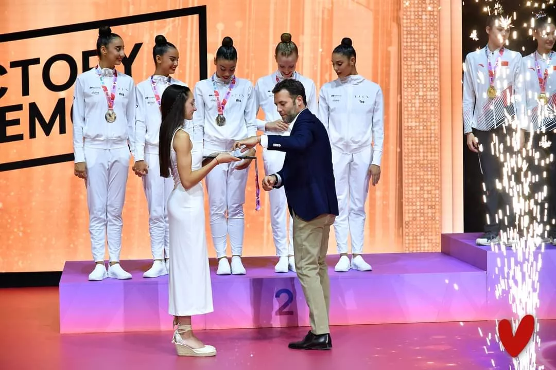 Inés Bergua y su plata en el Mundial.