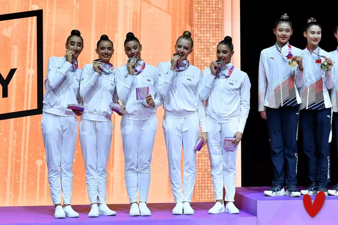 Inés Bergua y su plata en el Mundial.