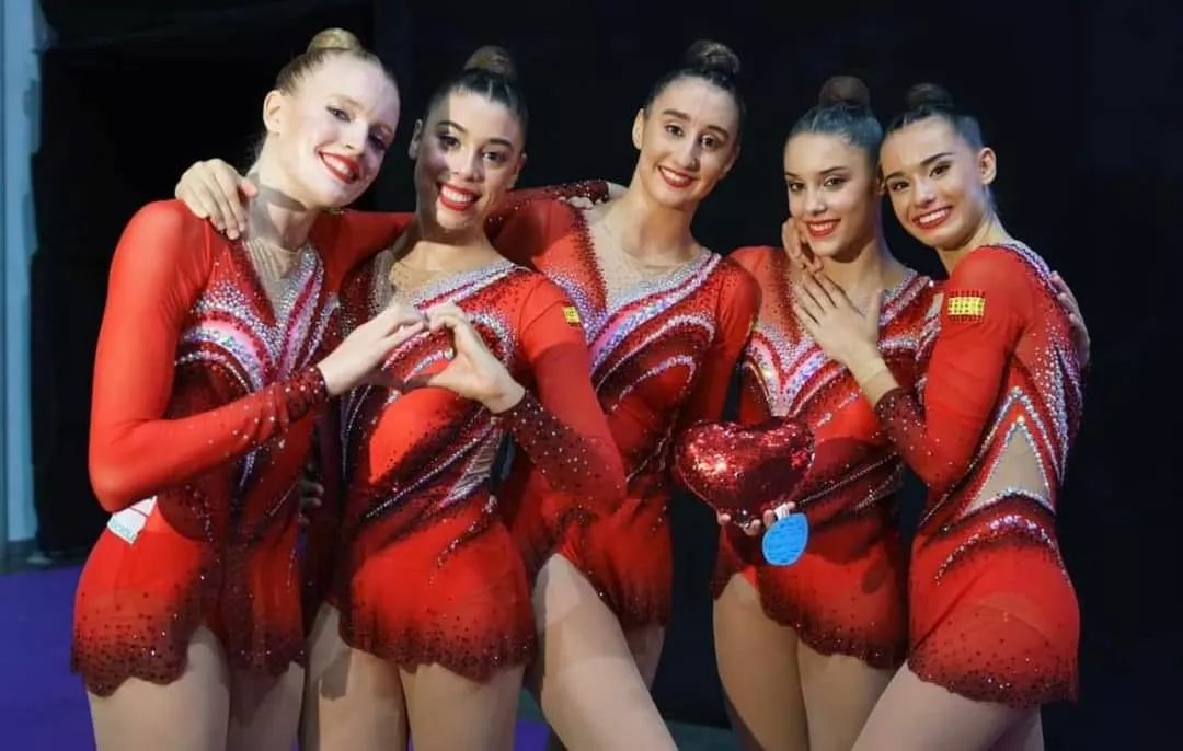 Inés Bergua y su plata en el Mundial.