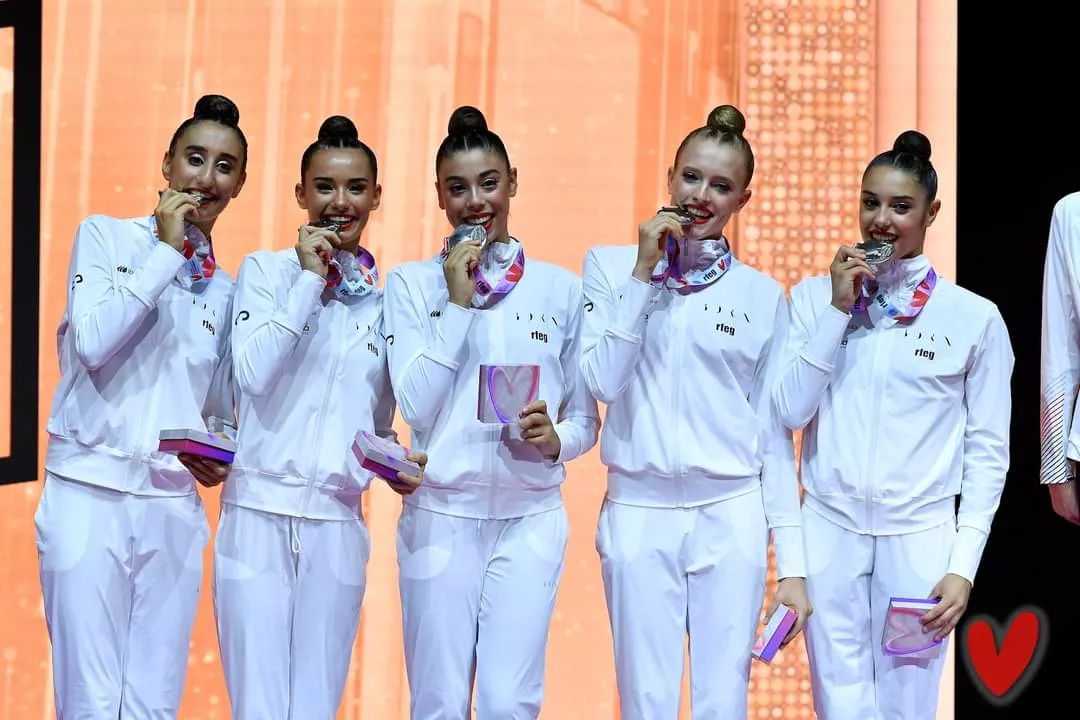 Inés Bergua y su plata en el Mundial.