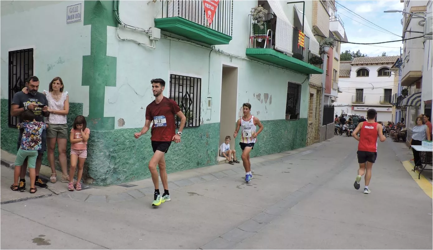 Los marchadores Daniel Jimeno y Pablo Zárate disputaron un prima a ritmo de marcha