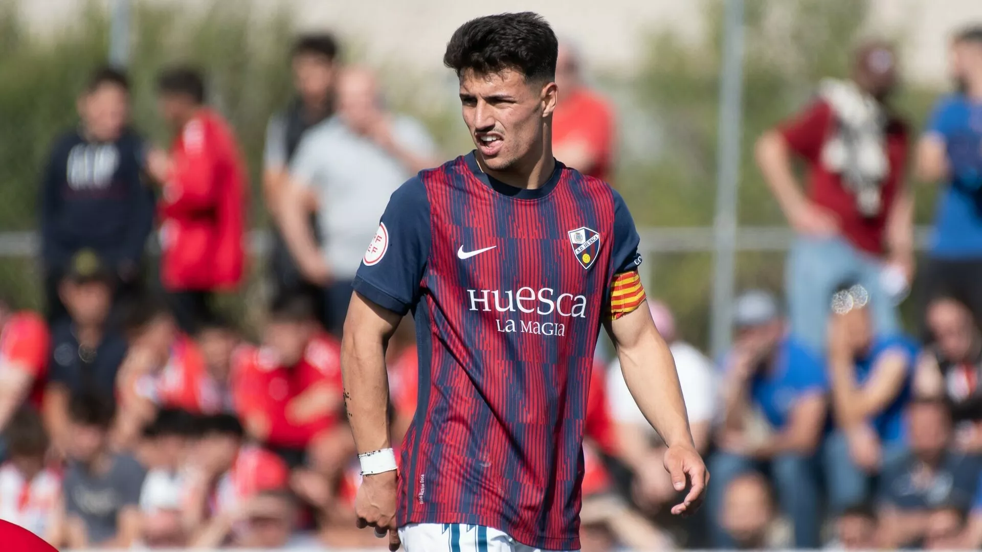 Asier Seijo, jugador del Huesca.