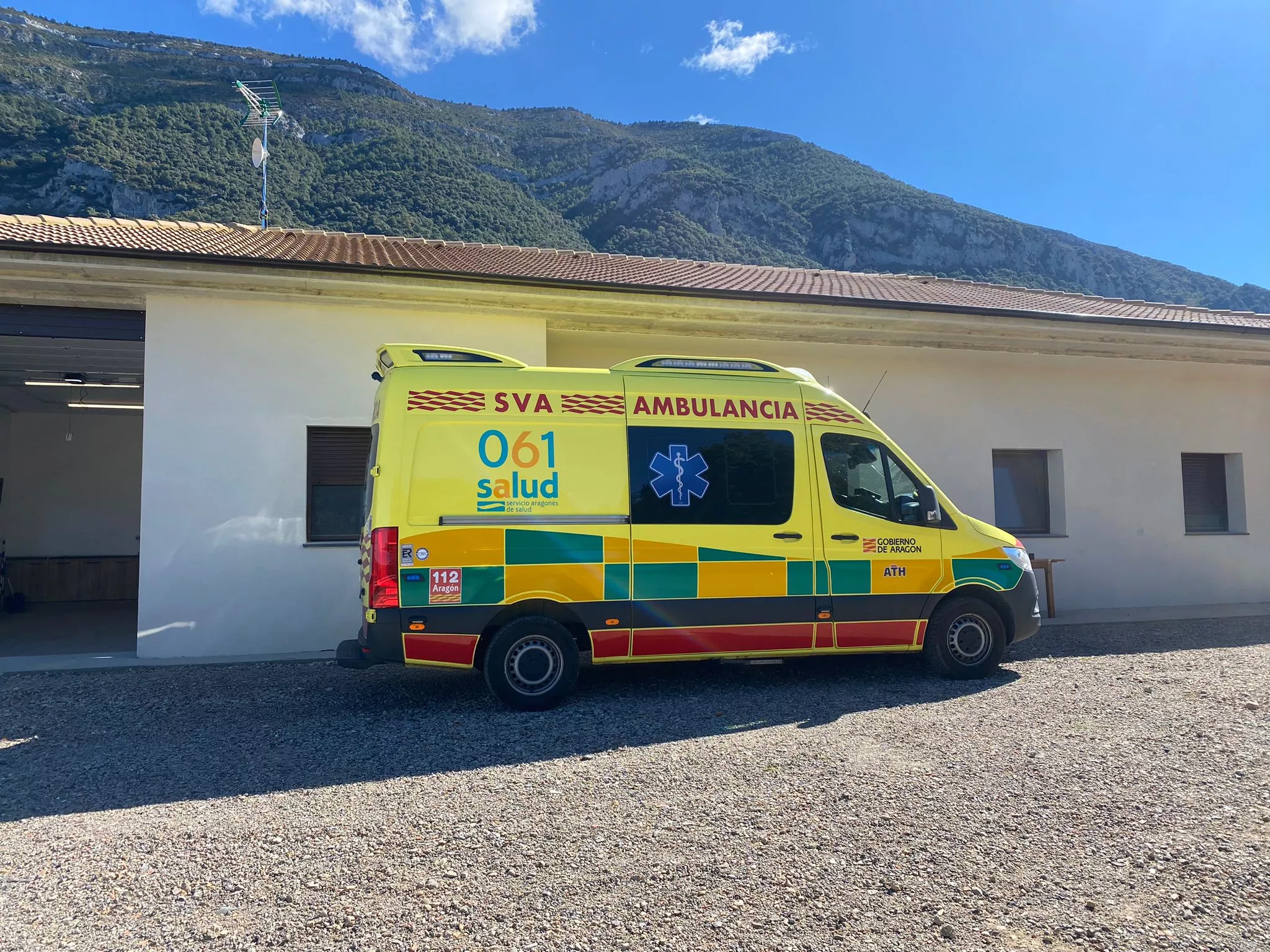 La UVI móvil de Sobrarbe y Ribagorza estrena la nueva base de Lacort.