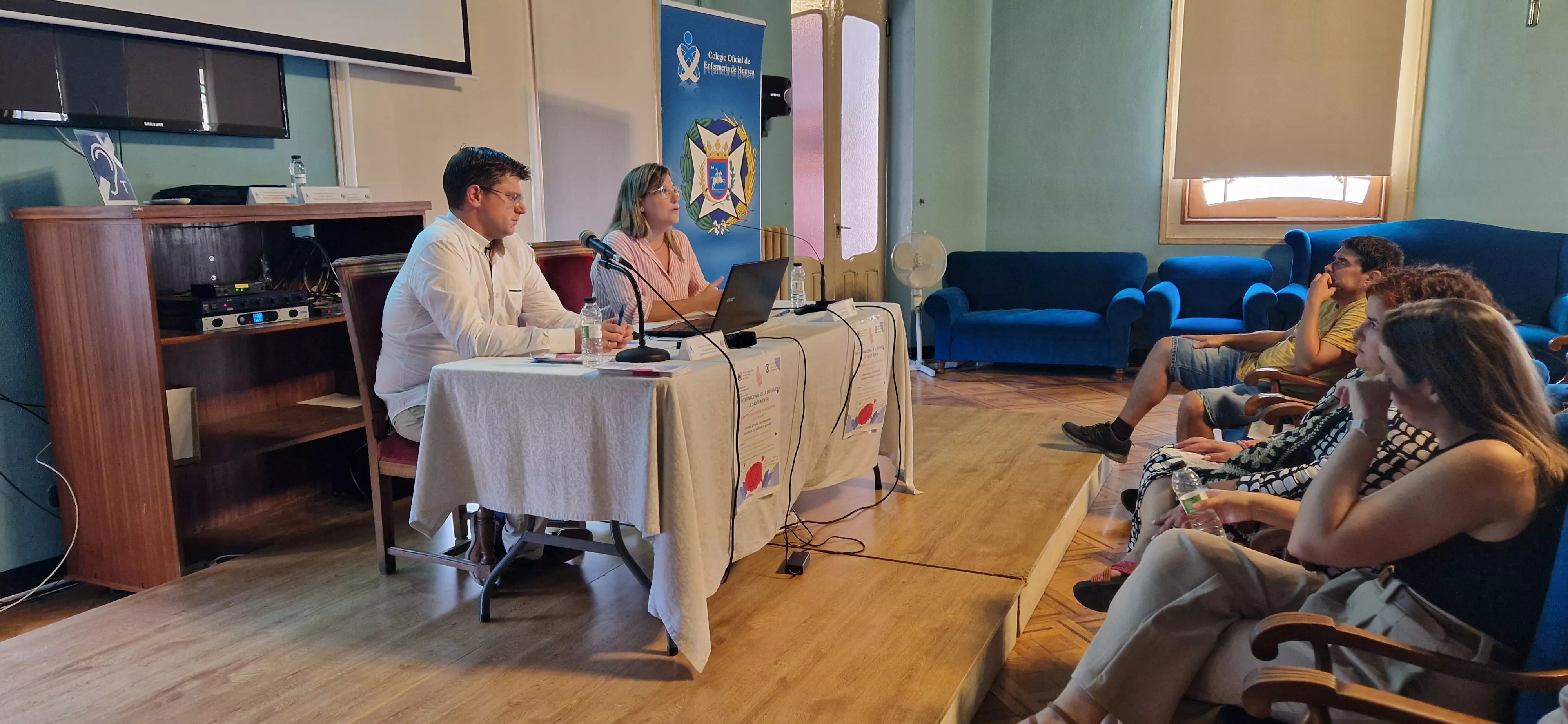 Ricardo López y María José Sancho. Profesionales de salud mental de Huesca: "Todos a una" con el foco puesto en la persona