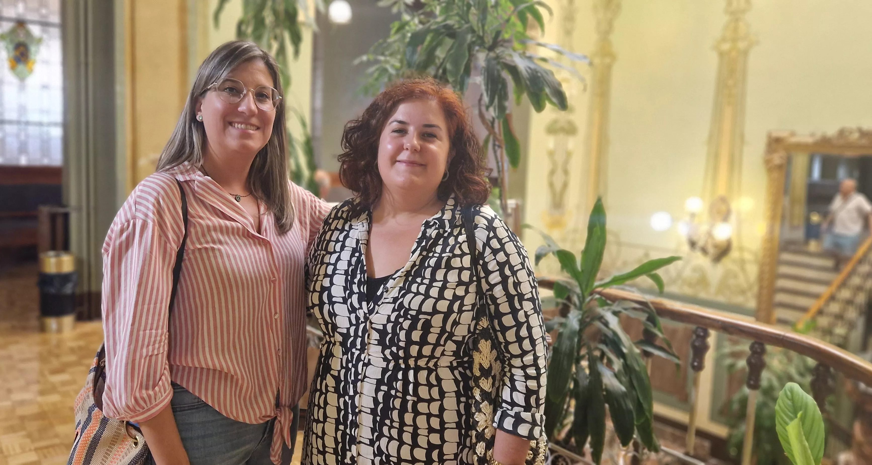 María José Sancho y Lidia Castán. Foto Myriam Martínez