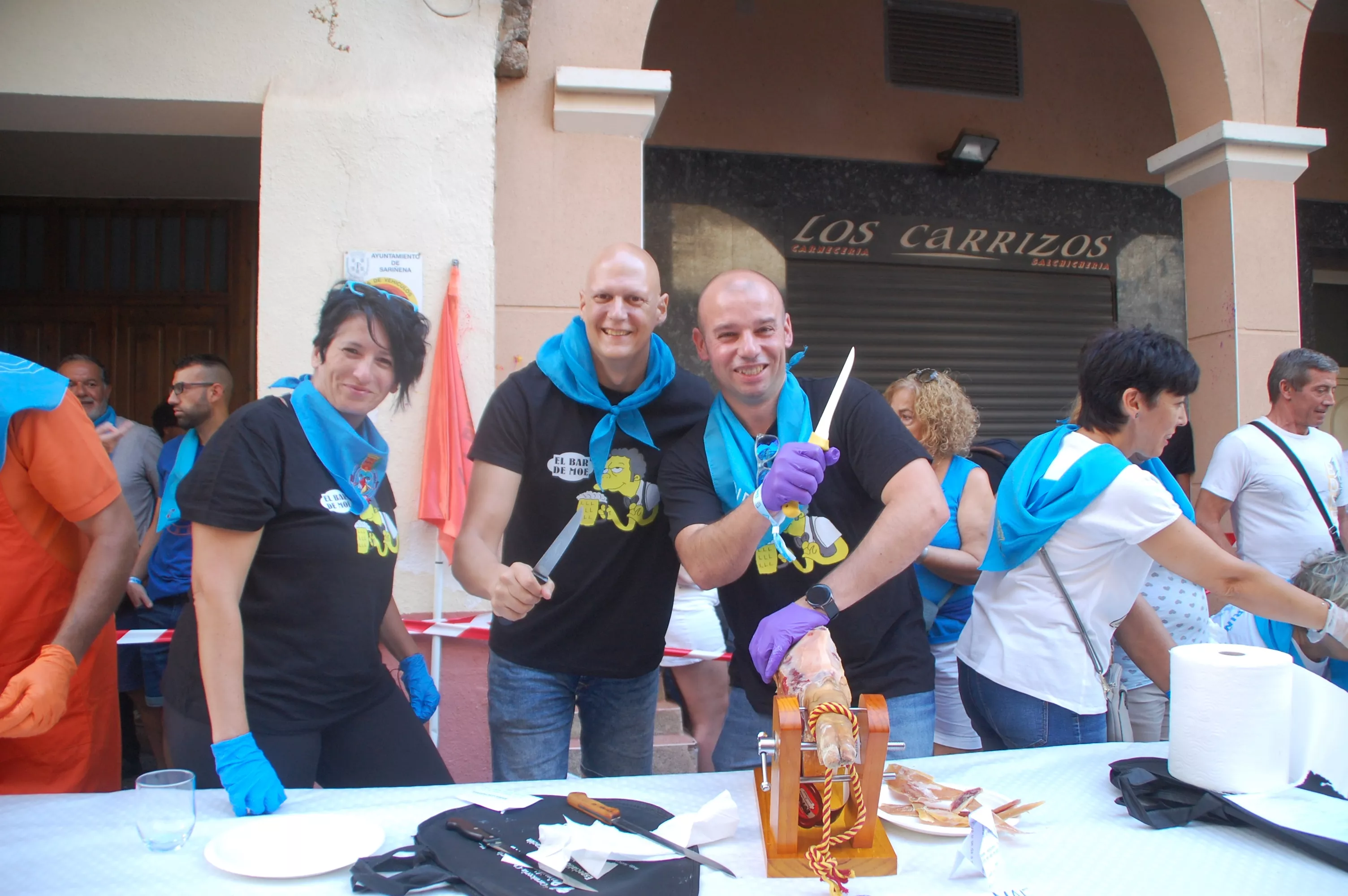  Concurso de Cortadores de Jamón en las fiestas de Sariñena.