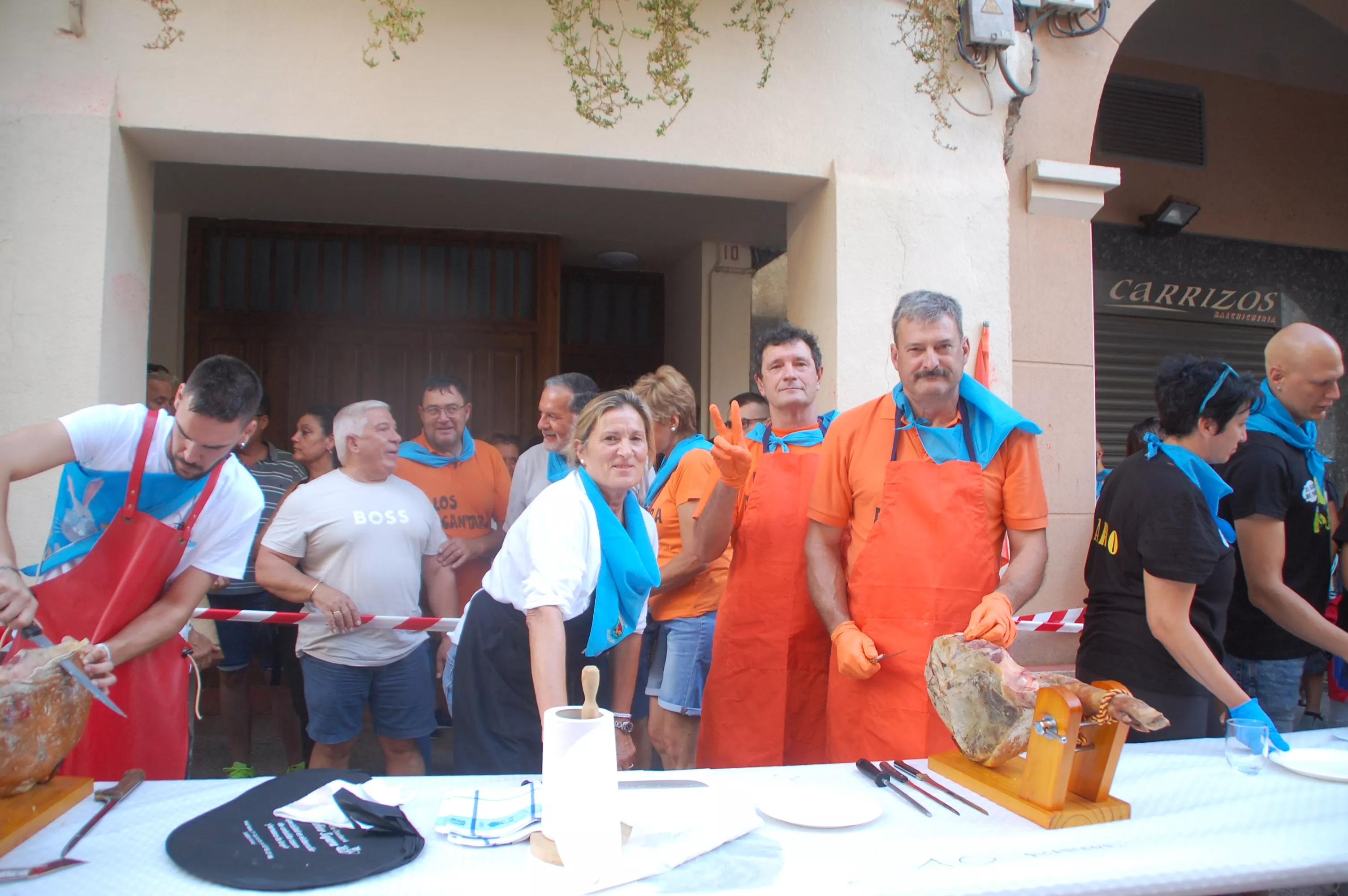  Concurso de Cortadores de Jamón en las fiestas de Sariñena.
