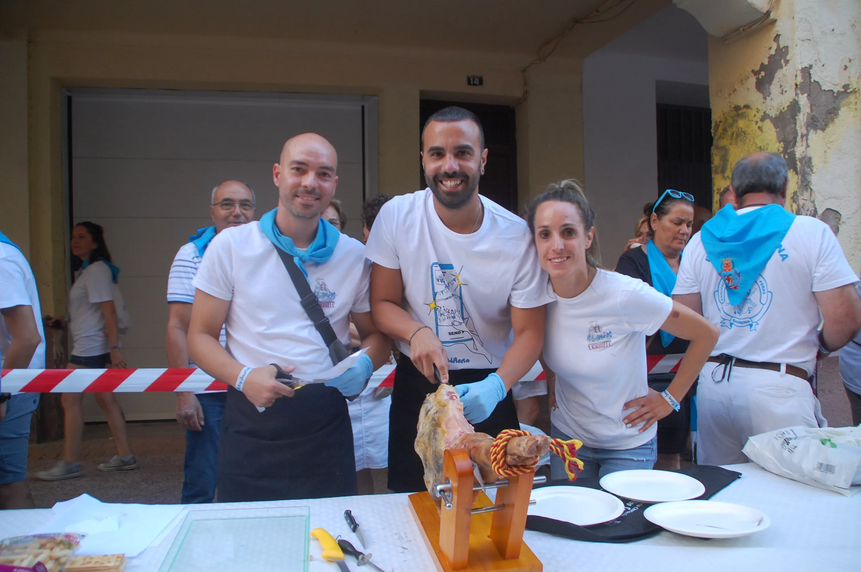  Concurso de Cortadores de Jamón en las fiestas de Sariñena.