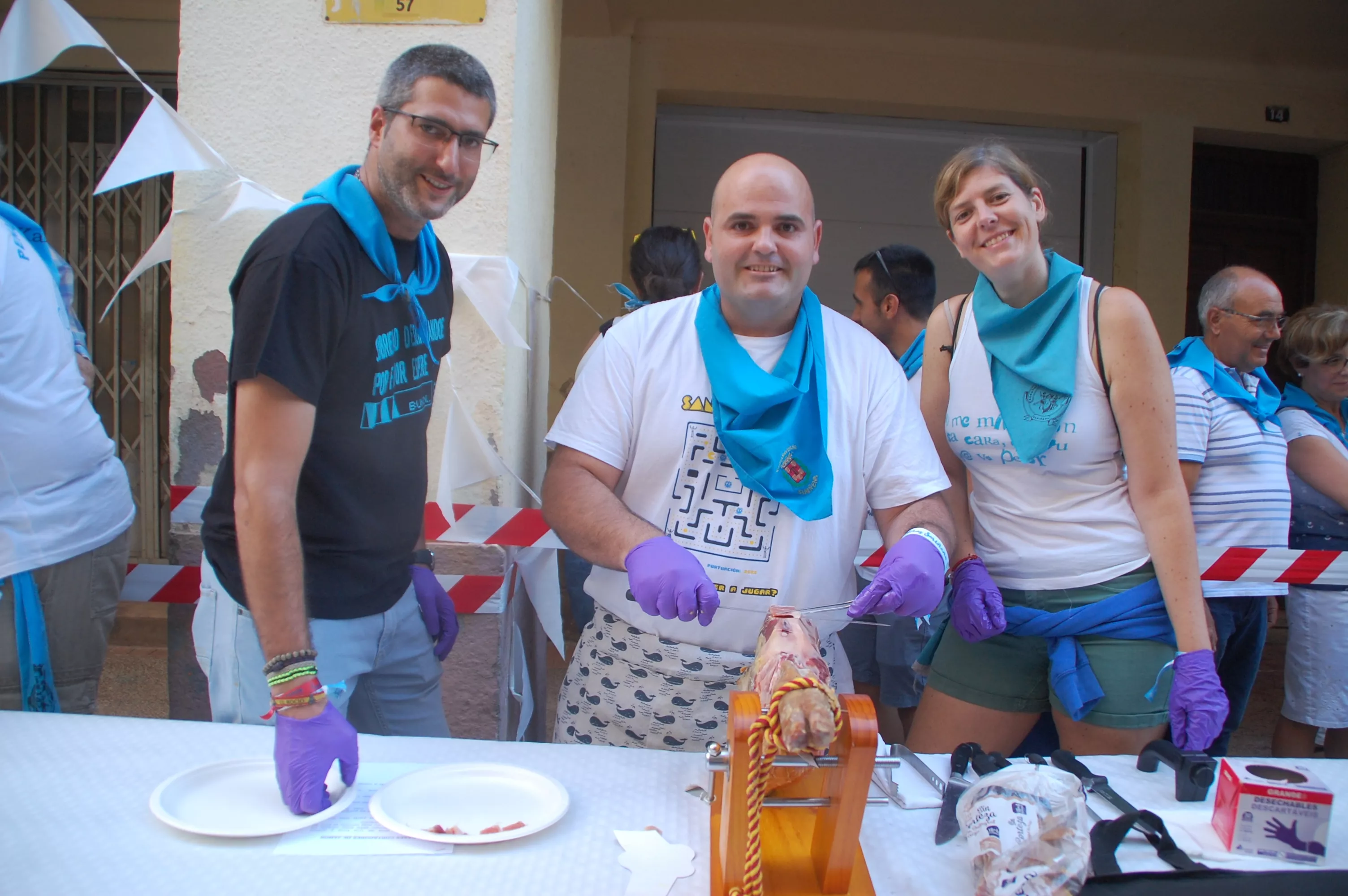  Concurso de Cortadores de Jamón en las fiestas de Sariñena.