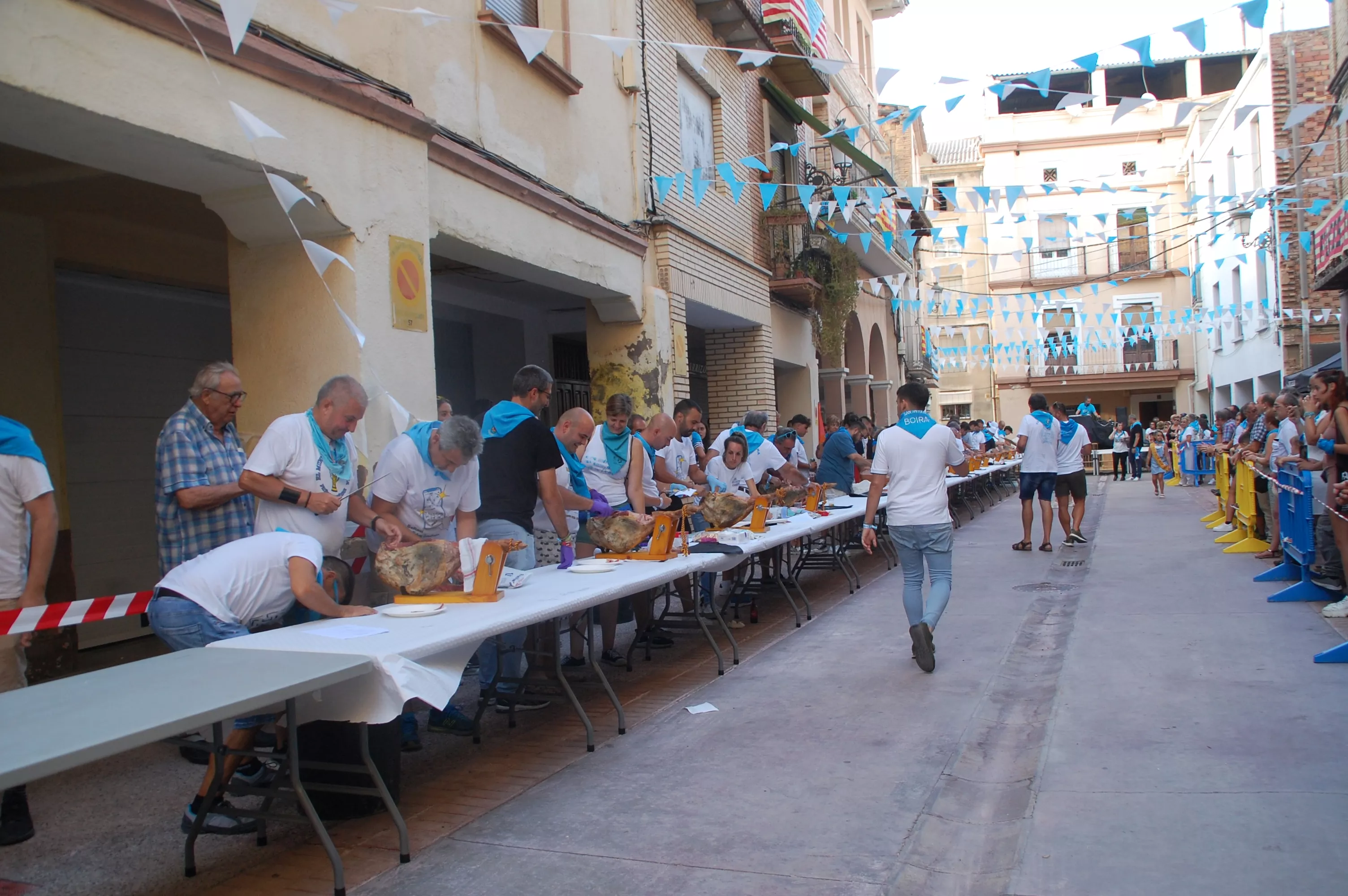  Concurso de Cortadores de Jamón en las fiestas de Sariñena.