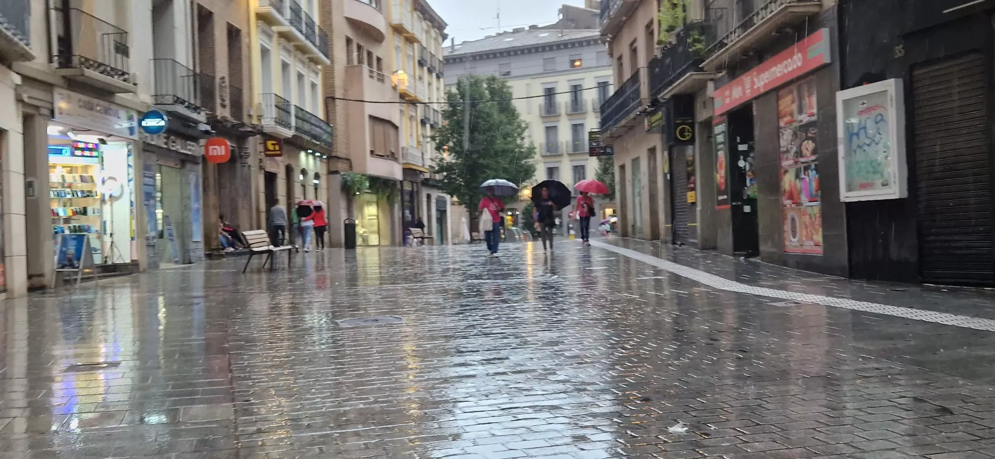 La Aemet avisa de lluvias y tormentas con granizo en la provincia de Huesca.