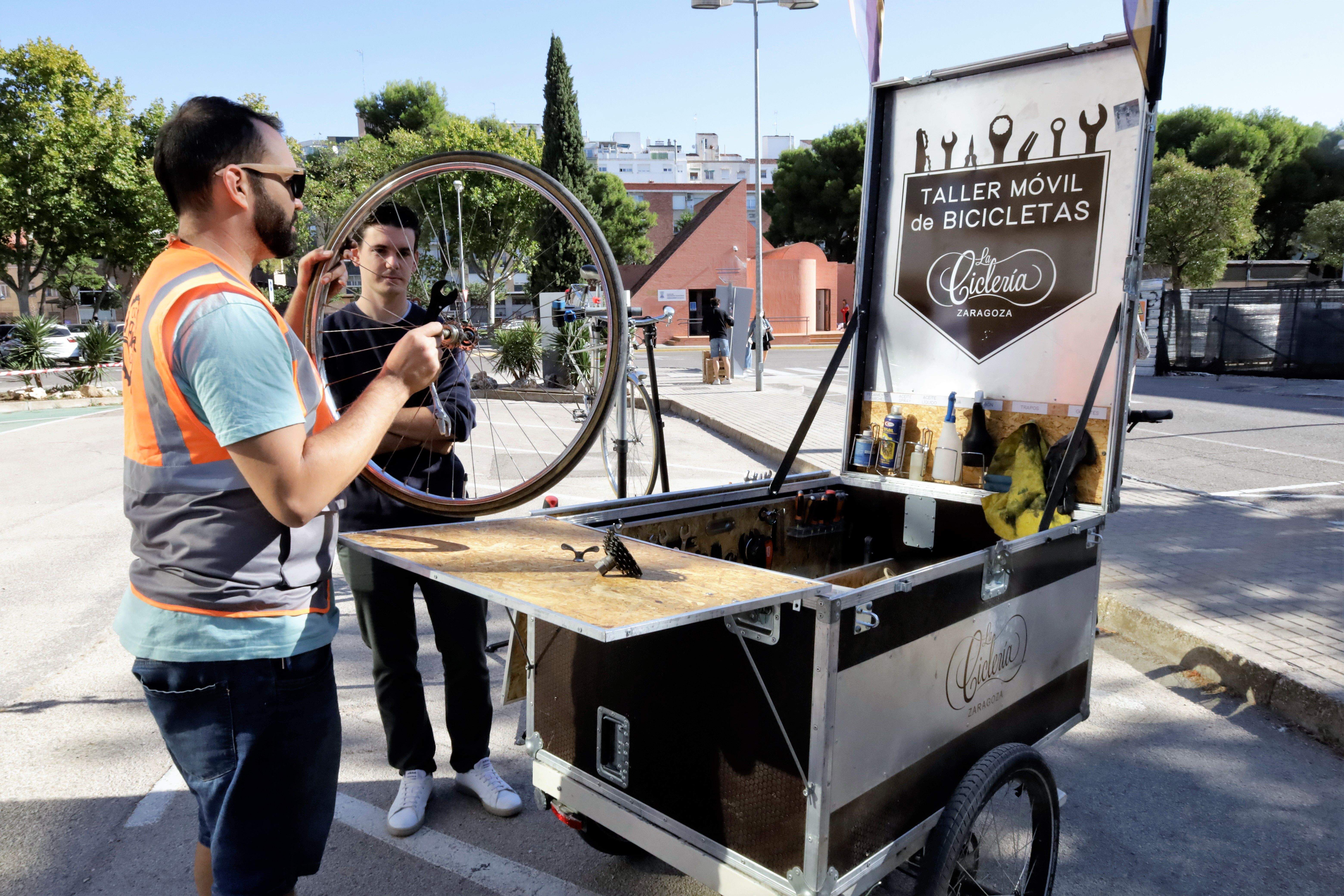 Puesto de Inspección Técnica de Bicicletas.