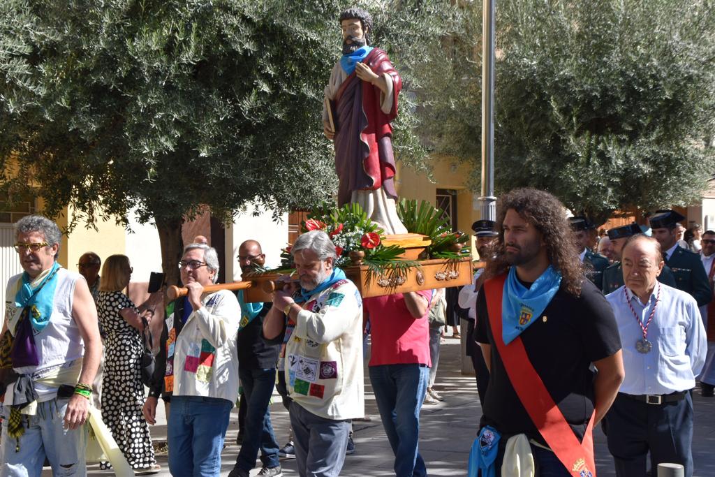 Procesión en el día grande de las fiestas de San Mateo de Monzón.