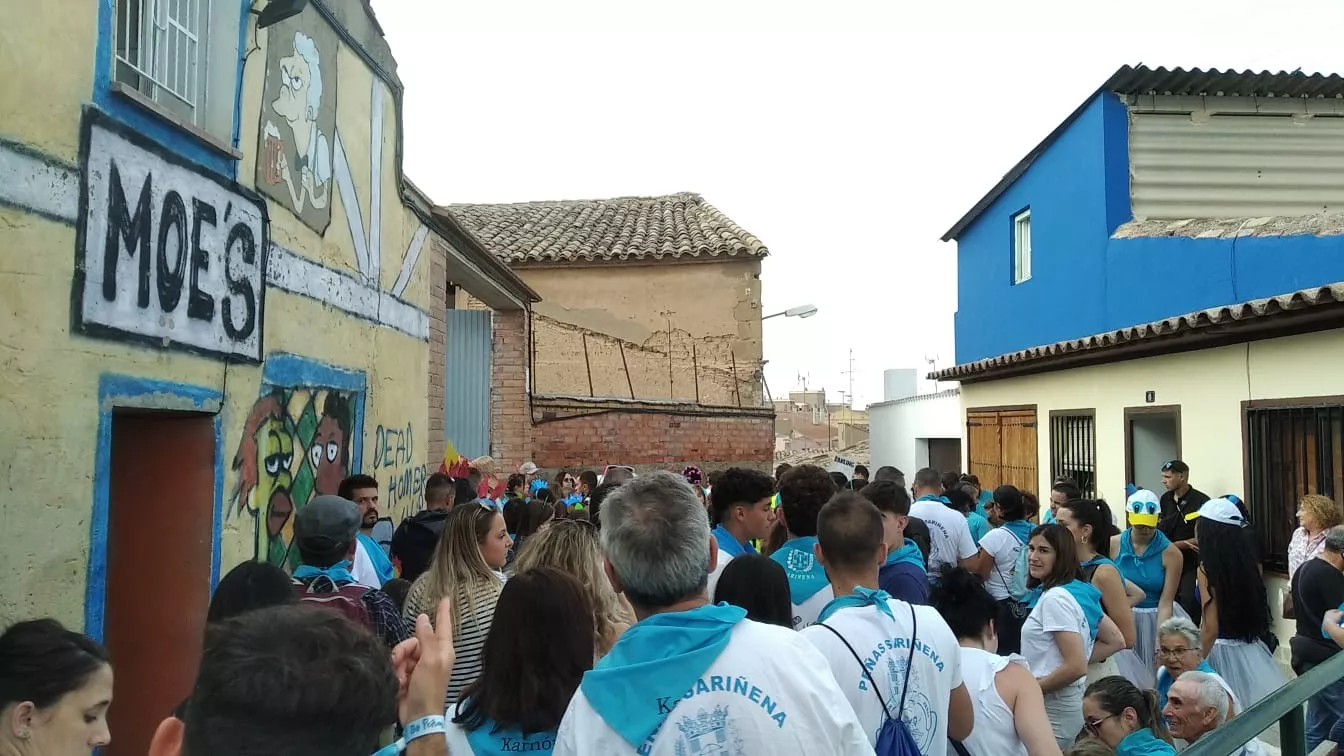 Ronda de Peñas en las fiestas de San Antolín de Sariñena.