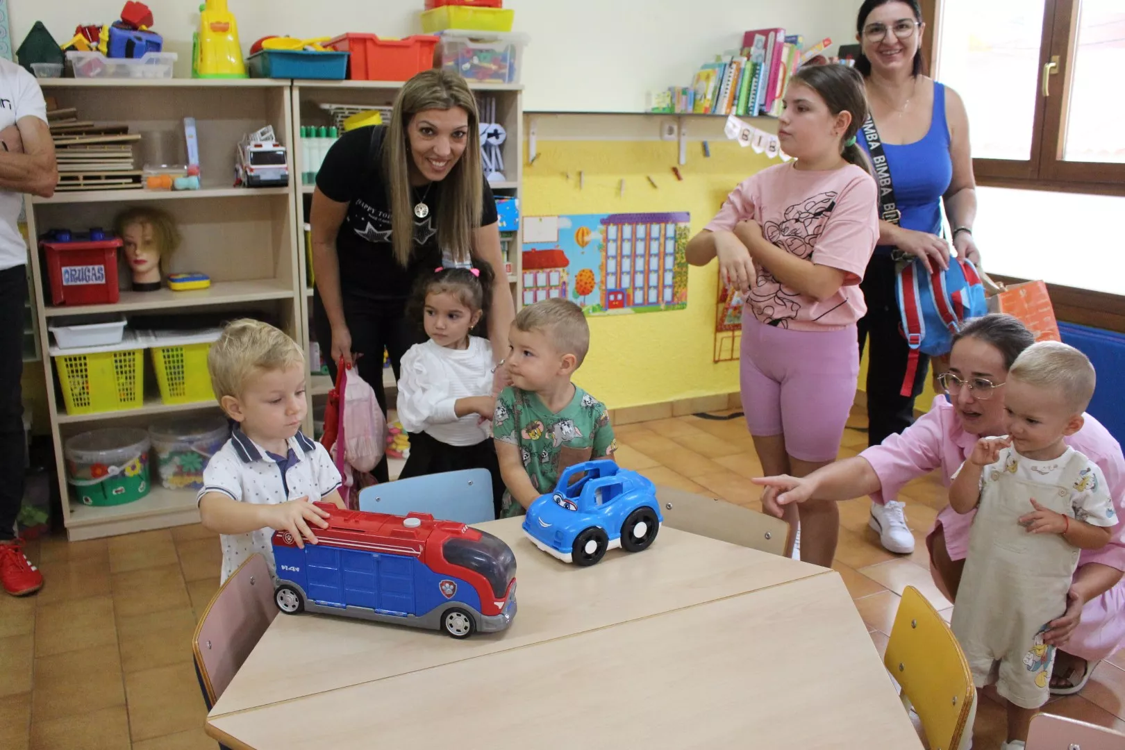 Inicio de curso en la Escuela Infantil Municipal de Binéfar.