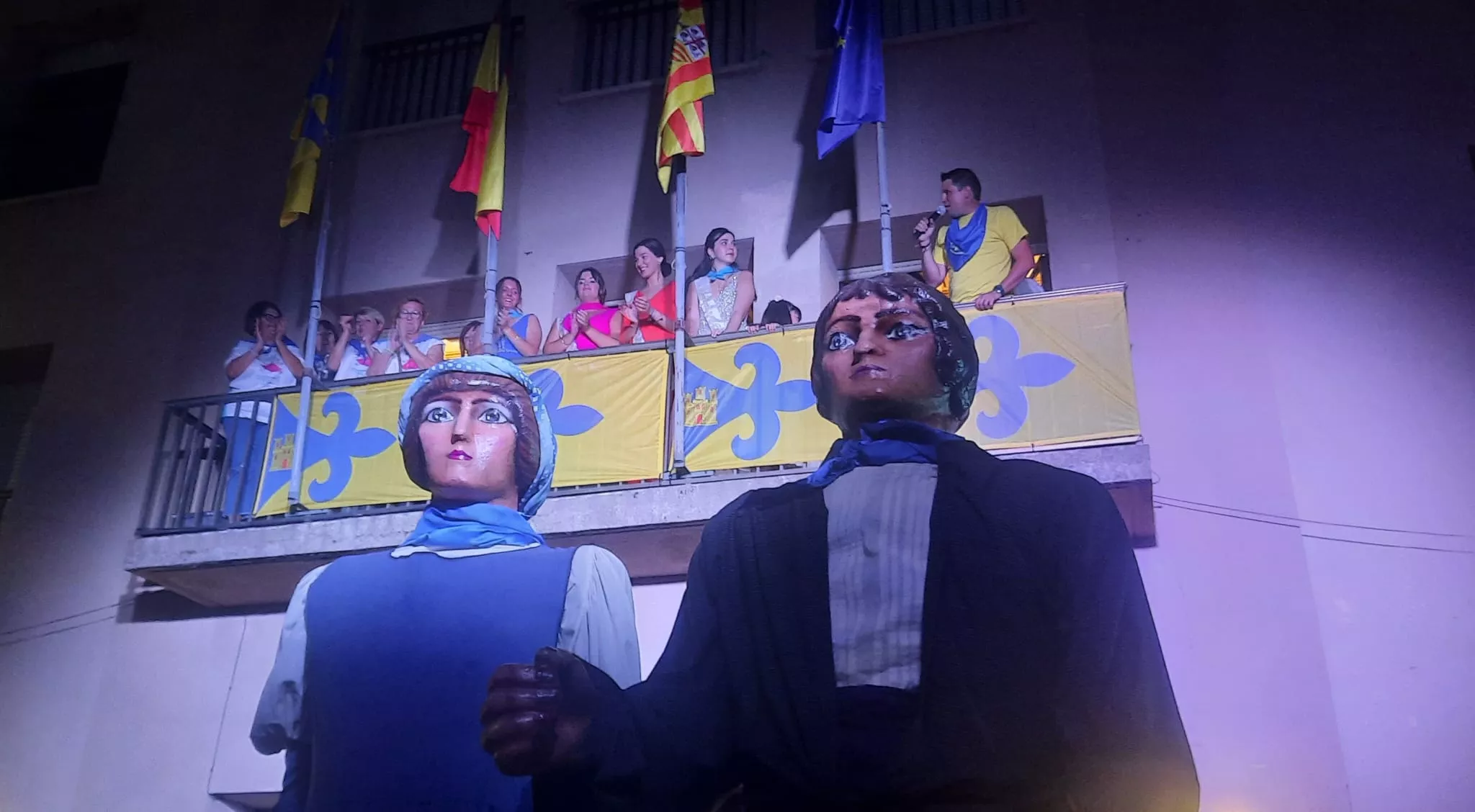 Arranque de las fiestas de Ayerbe 2023. 