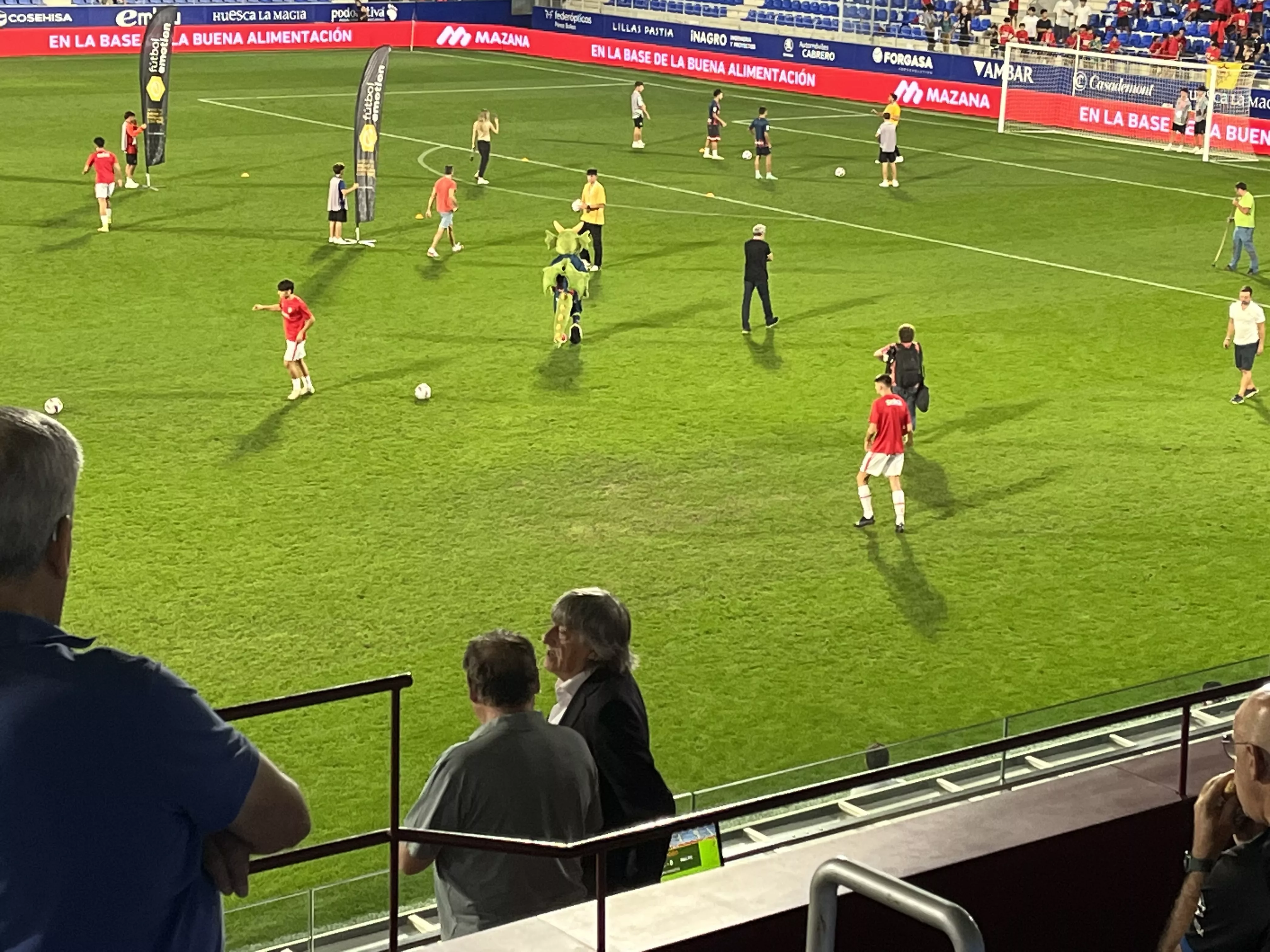 Enrique Martín Monreal, en la I Copa Pirineo en El Alcoraz. Foto: A. Mora