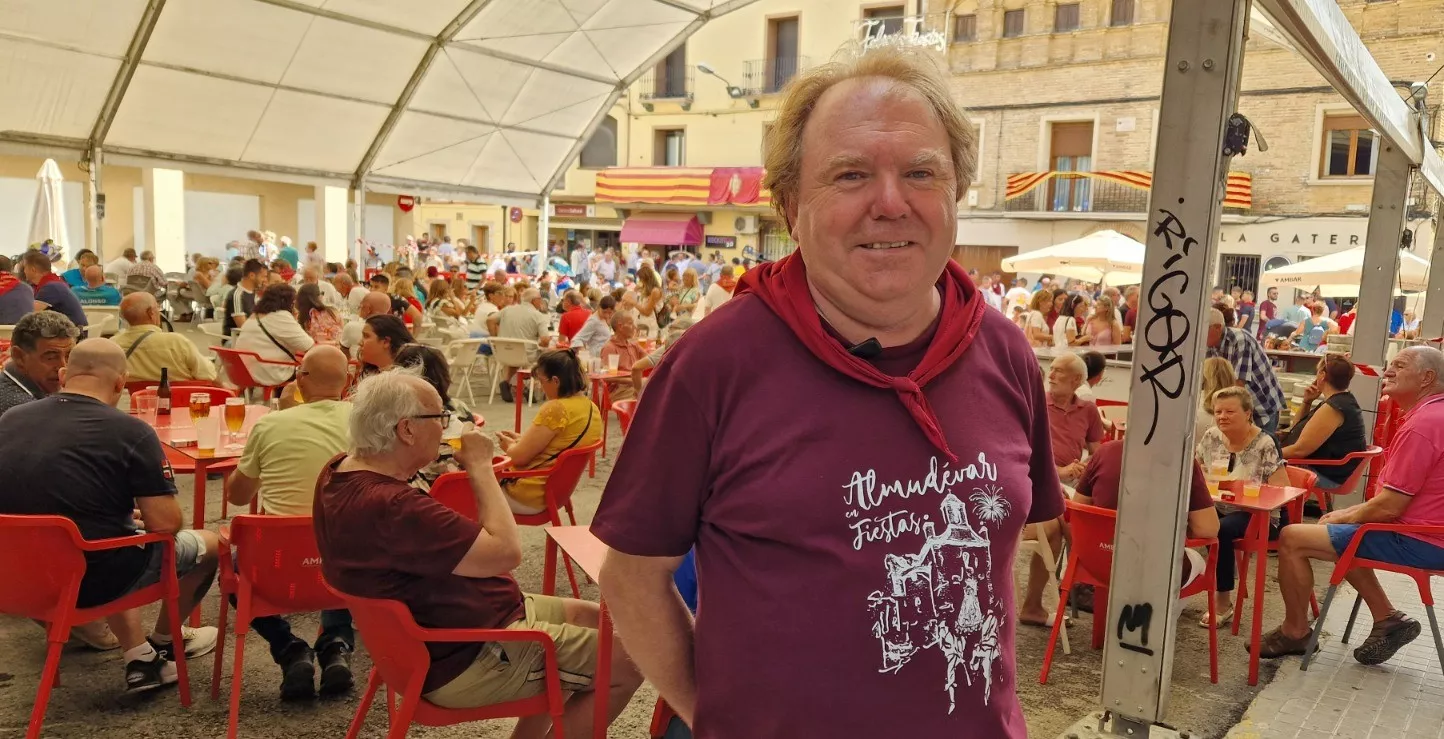 José Luis Abad, alcalde de Almudévar, que dimite del cargo. Foto Myriam Martínez