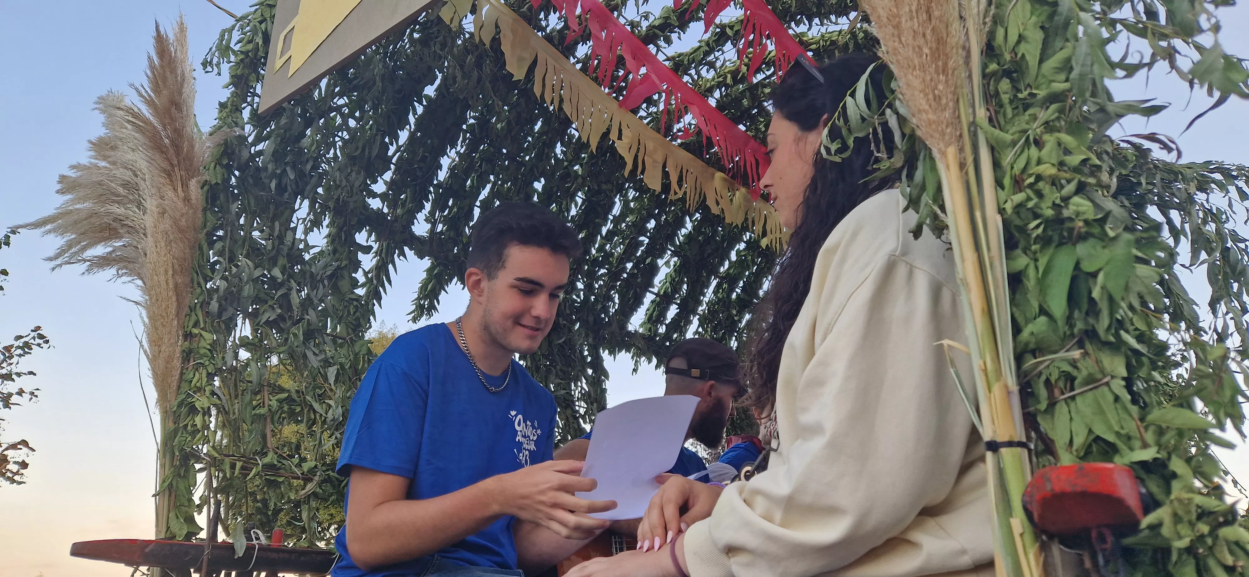 Ronda de la Galera 2023 en Almudévar. Foto Myriam Martínez 