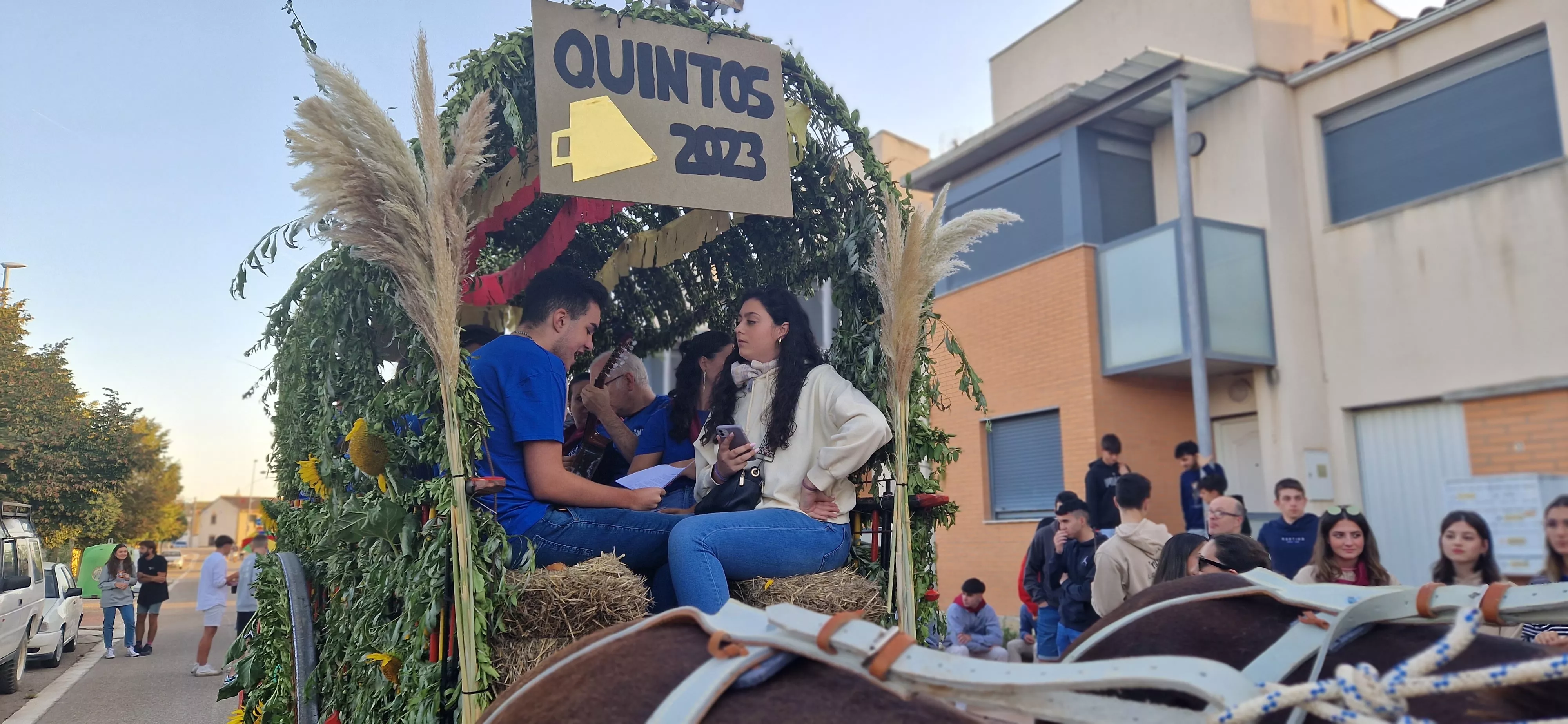 Ronda de la Galera 2023 en Almudévar. Foto Myriam Martínez 