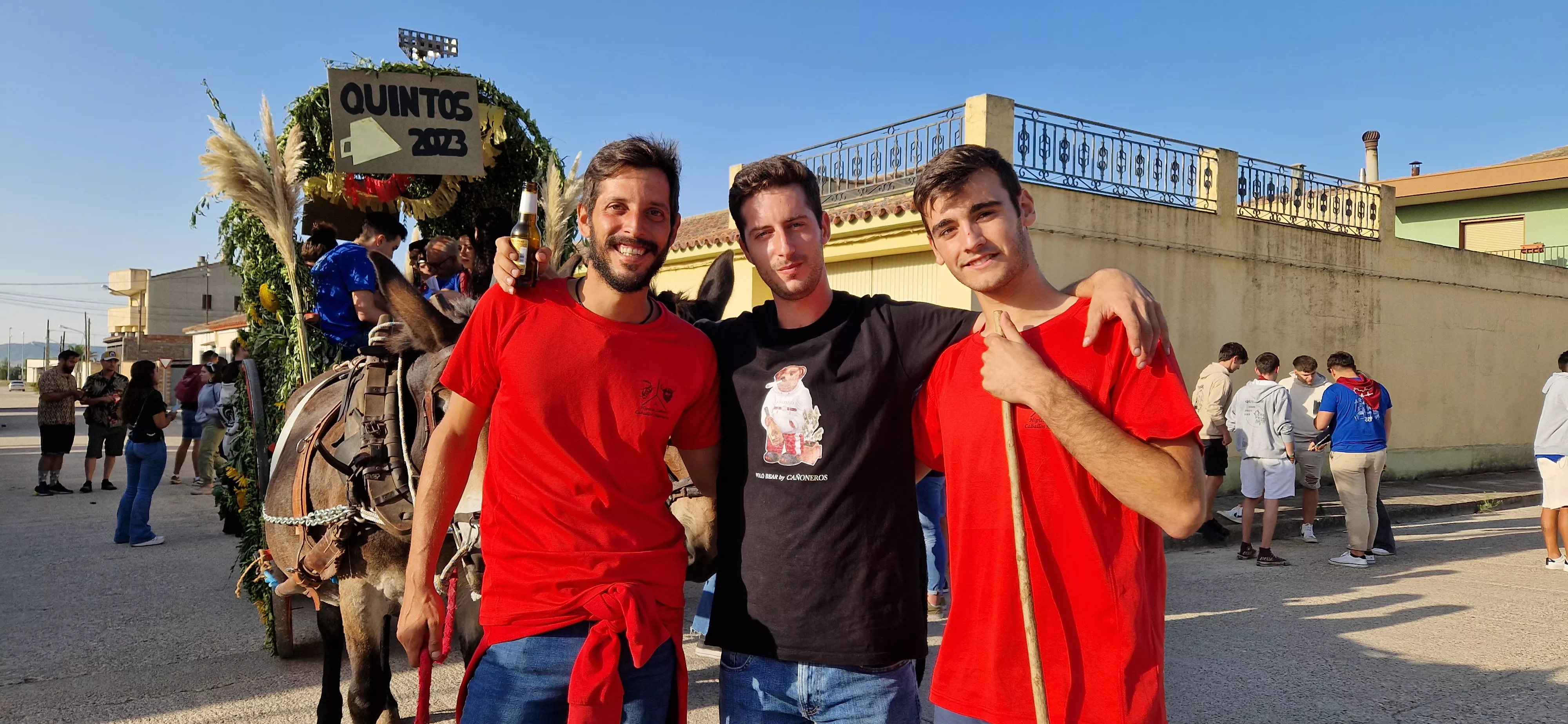 Ronda de la Galera 2023 en Almudévar. Foto Myriam Martínez 