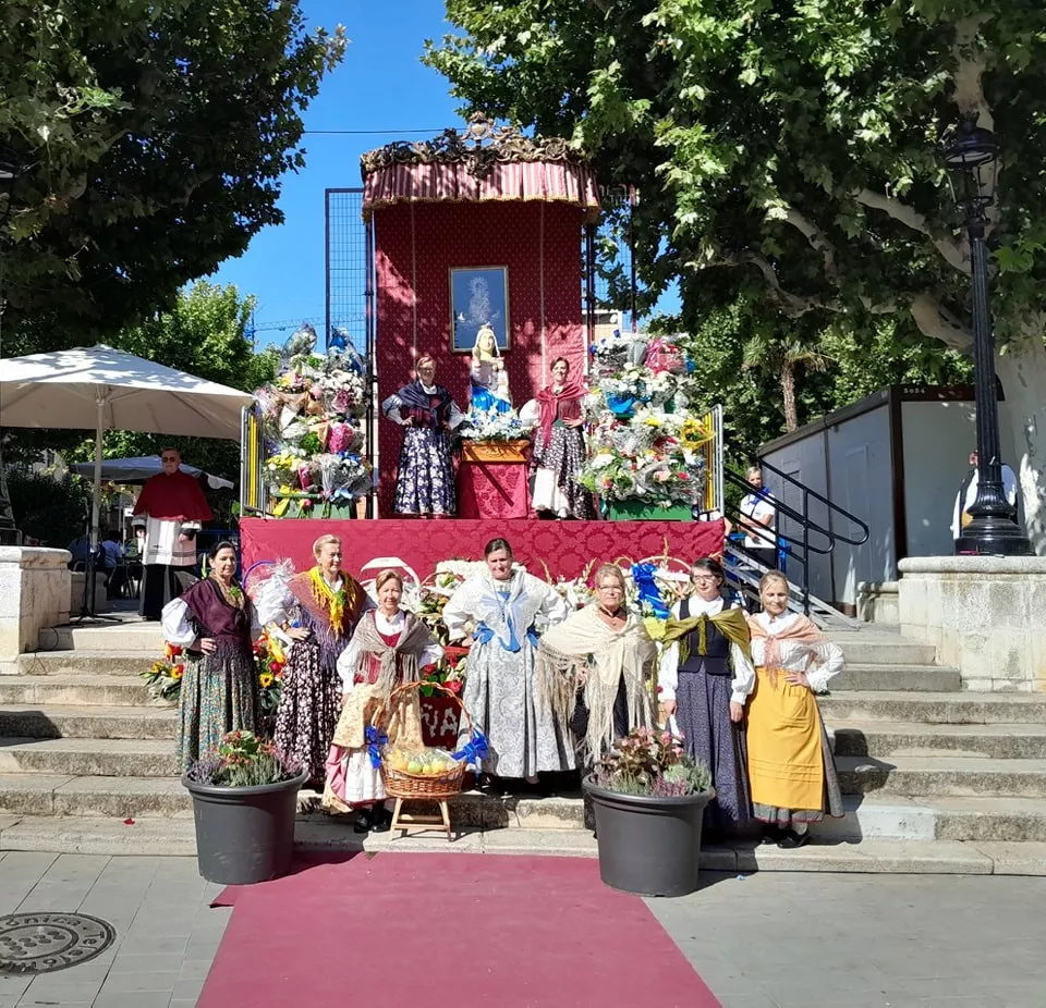Ofrenda a la Virgen del Pueyo en Barbastro