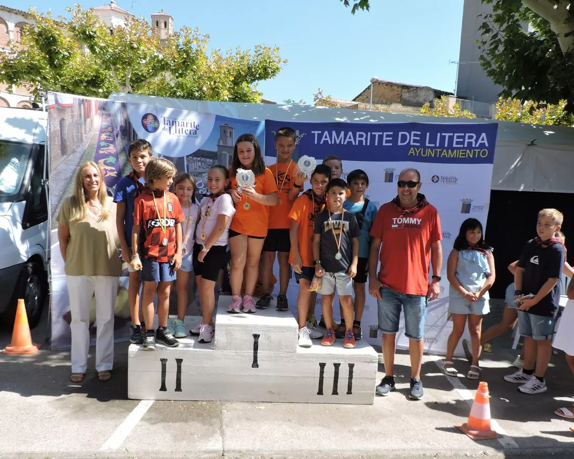 Podio de 9 y 10 años