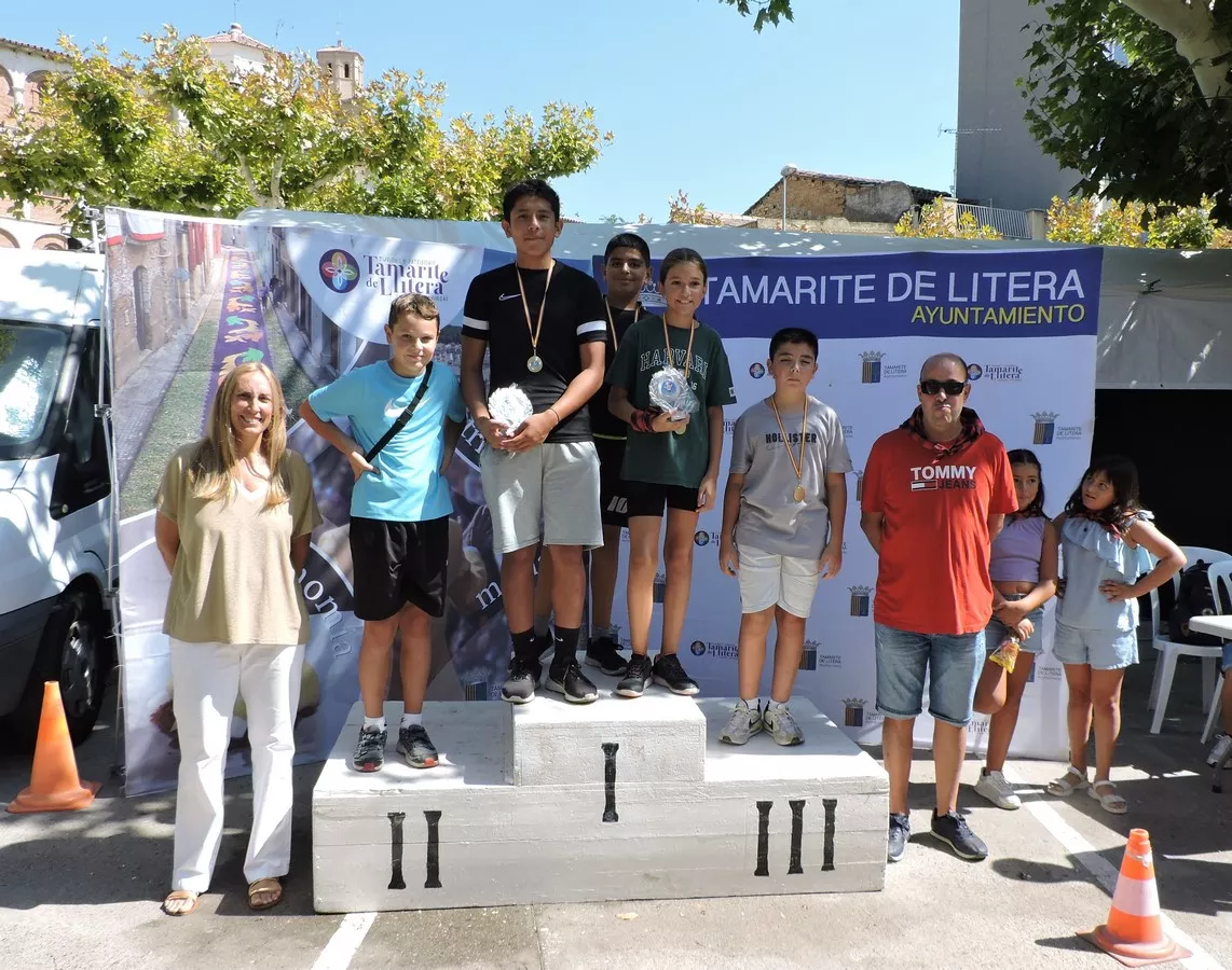 Podio de 12 y 13 años