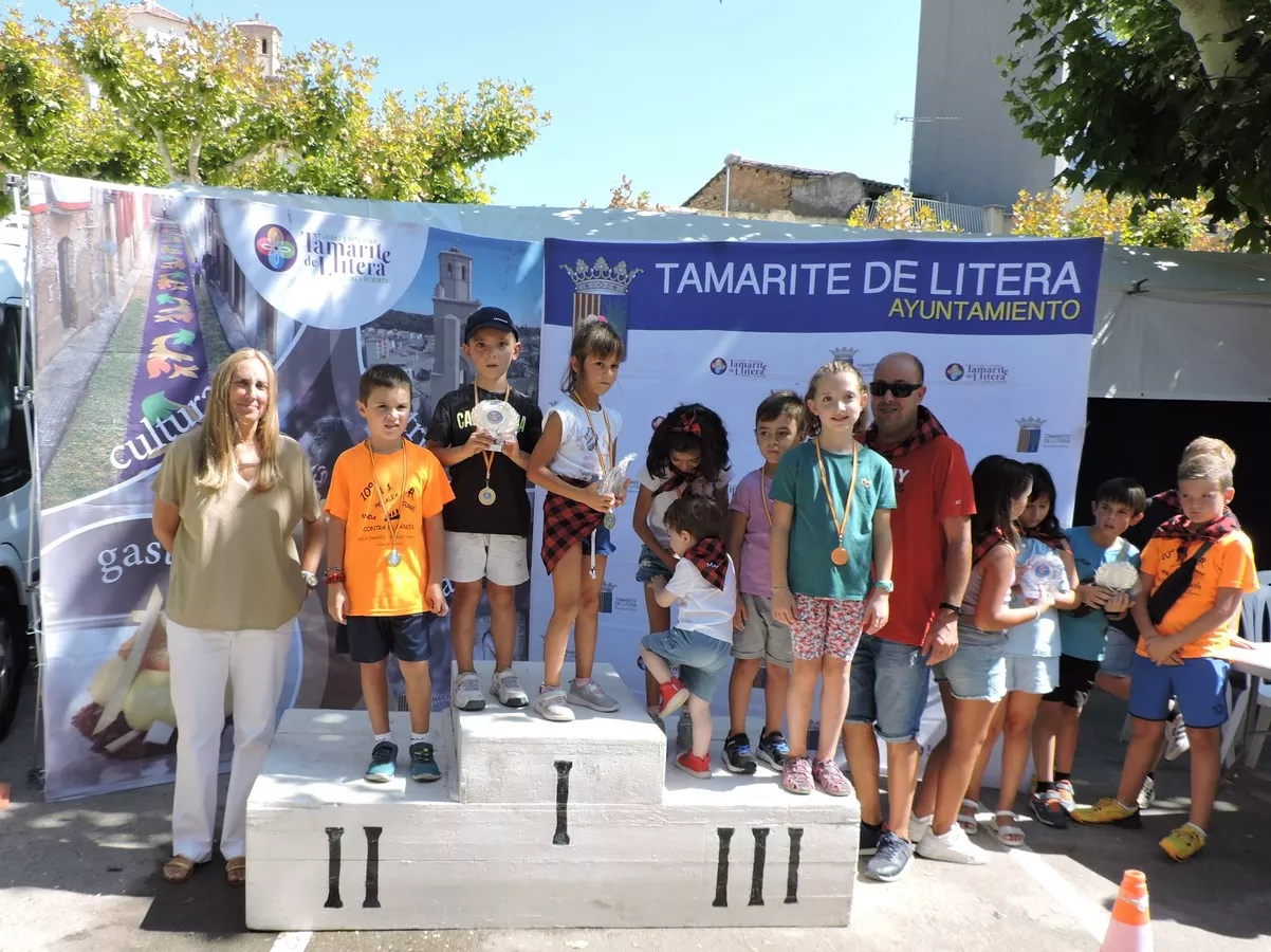 Podio de 7 y 8 años