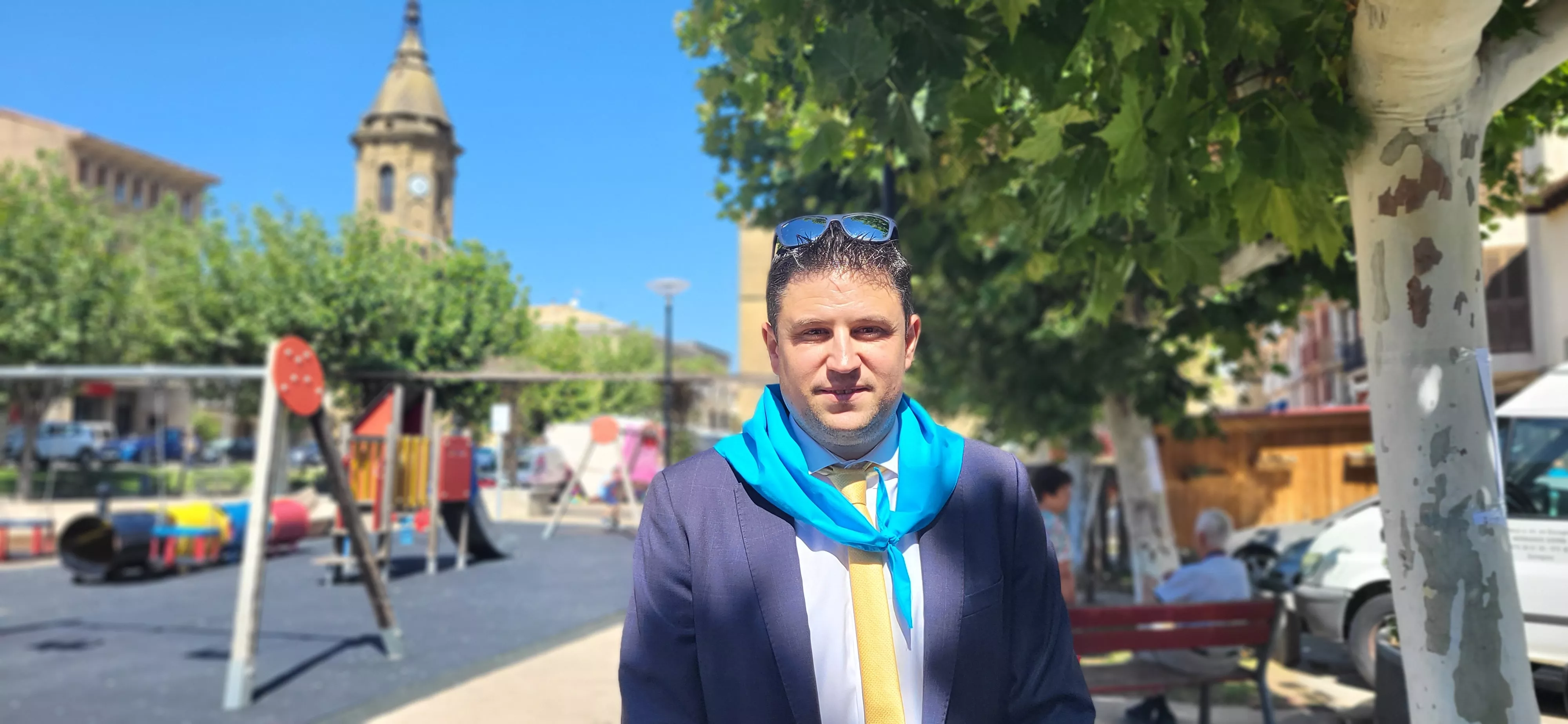 Antonio Biescas, alcalde de Ayerbe.