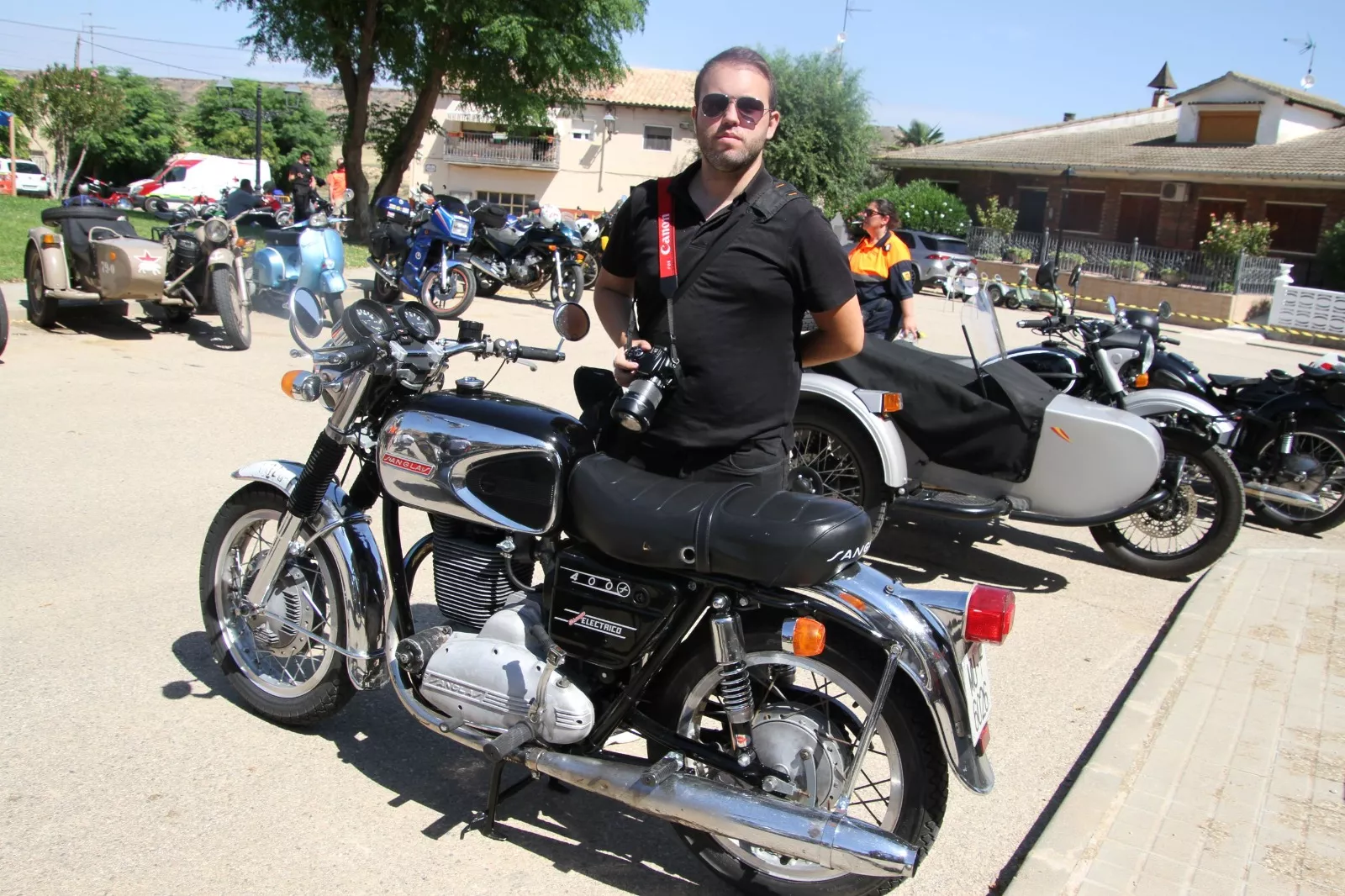 XVIII Concentración de Motos Antiguas de Alberuela de Tubo. Foto Carlos Neofato 