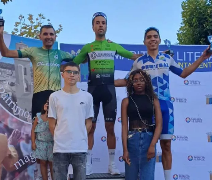 Sancho, en lo más alto del podio en Tamarite