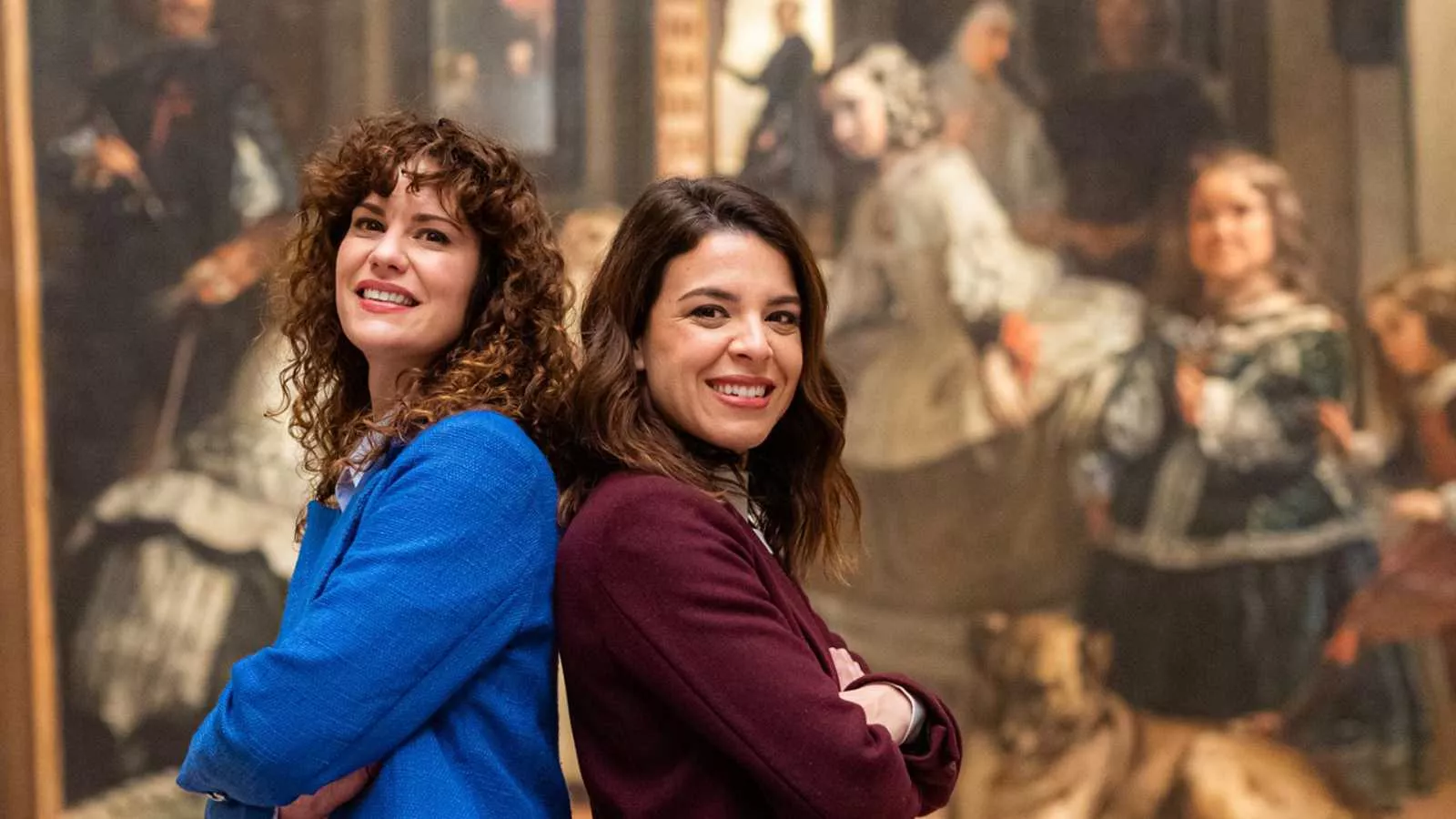 Leonor Martín y Lidia San José, presentadoras de la serie Los Pilares del Tiempo. Leonor Martín y Lidia San José, presentadoras de la serie Los Pilares del Tiempo.