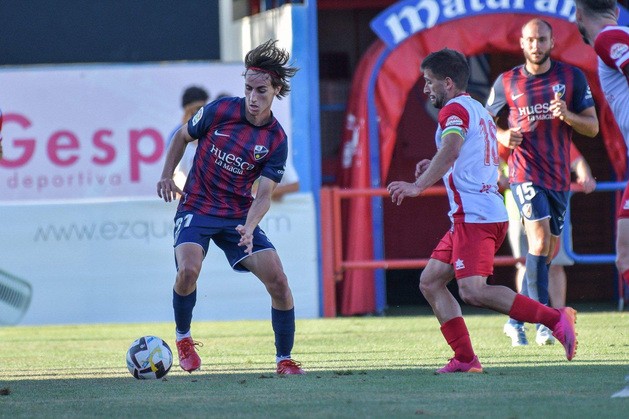 David García en un partido de pretemporada.