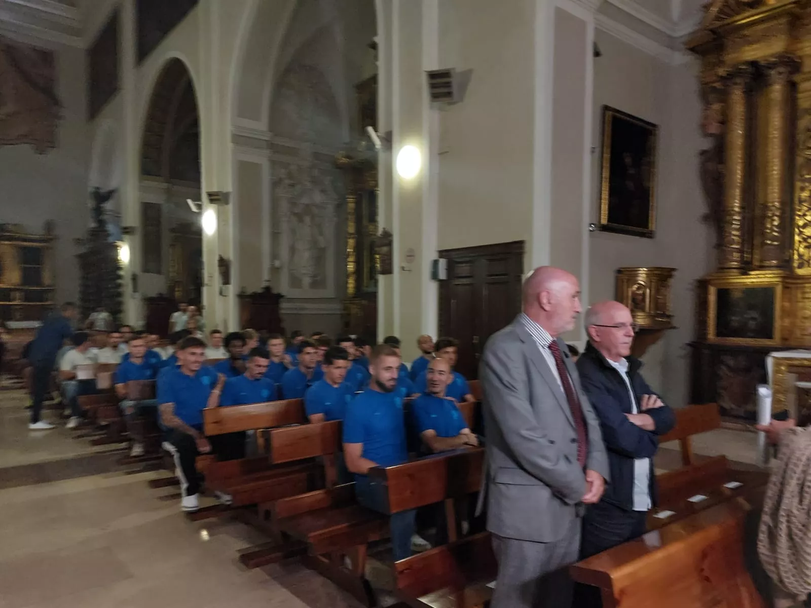 Ofrenda de Flores del Huesca a San Lorenzo