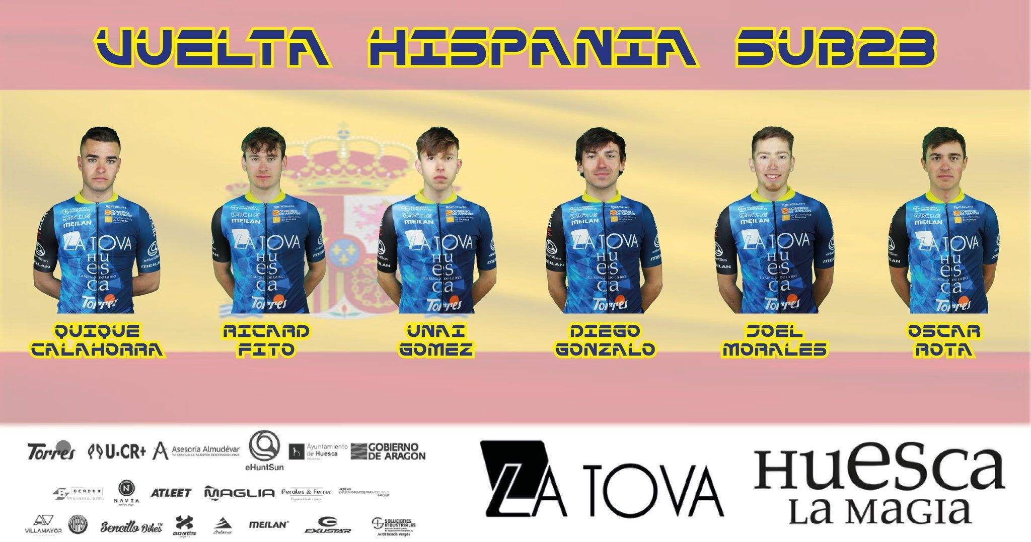 Seis de La Tova para la Vuelta Hispania Sub 23