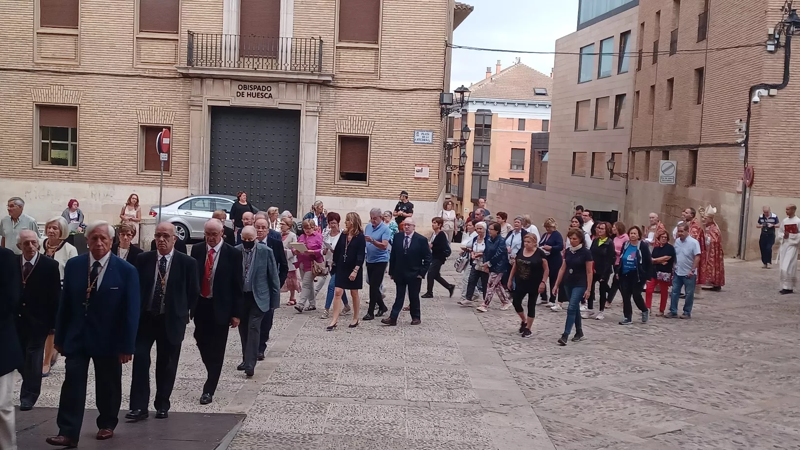 Celebración del Santo Cristo de los Milagros. Foto Diócesis de Huesca