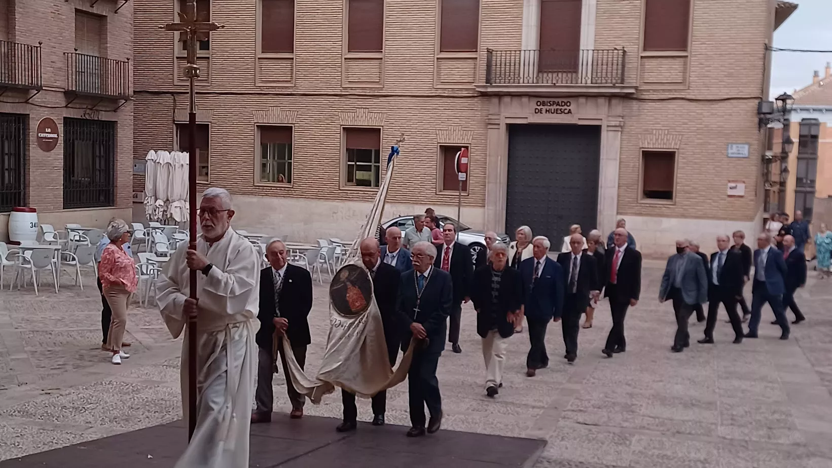 Celebración del Santo Cristo de los Milagros. Foto Diócesis de Huesca