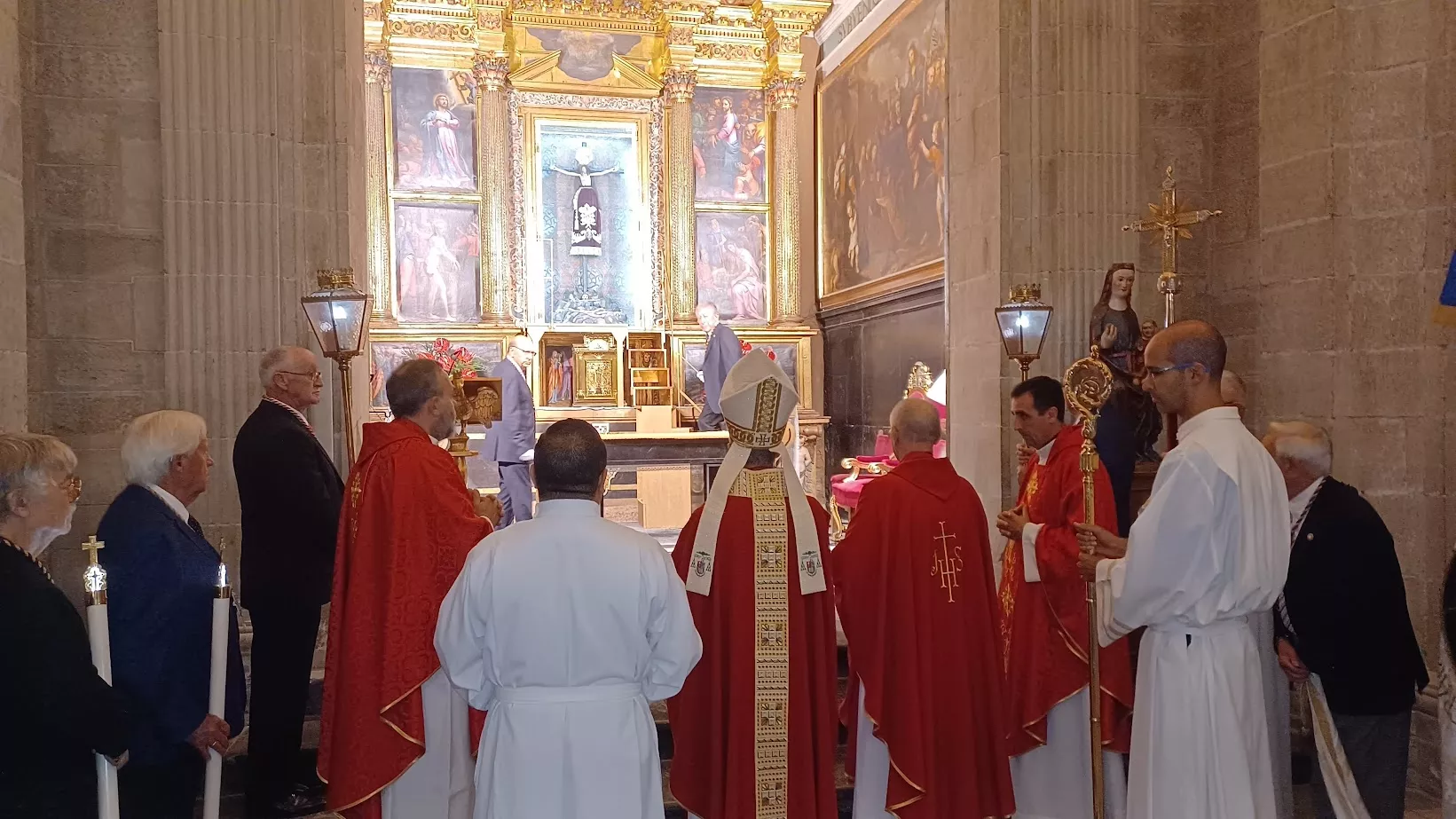 Celebración del Santo Cristo de los Milagros. Foto Diócesis de Huesca