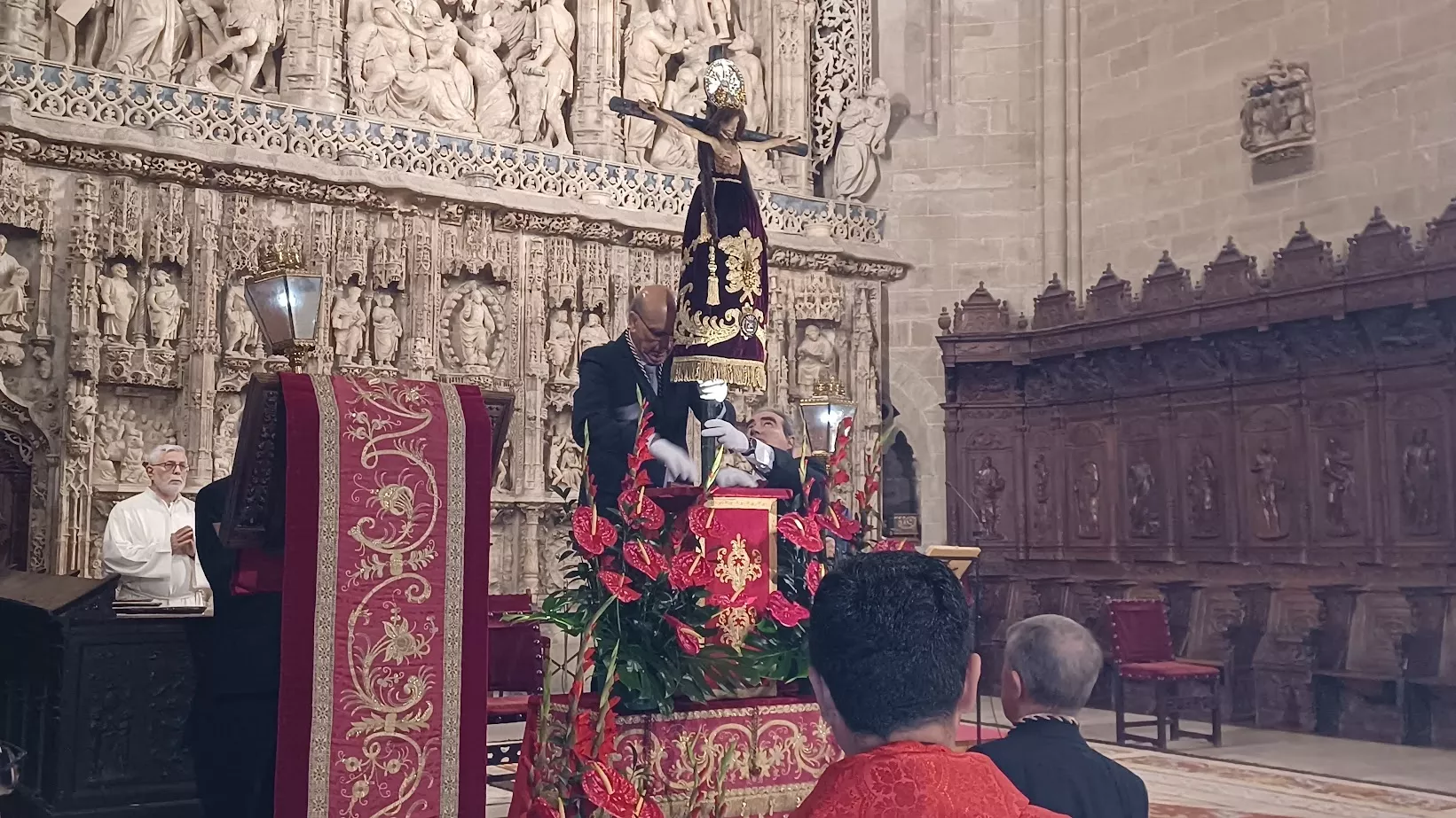 Celebración del Santo Cristo de los Milagros. Foto Diócesis de Huesca