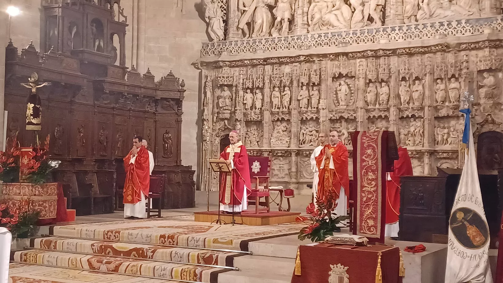 Celebración del Santo Cristo de los Milagros. Foto Diócesis de Huesca