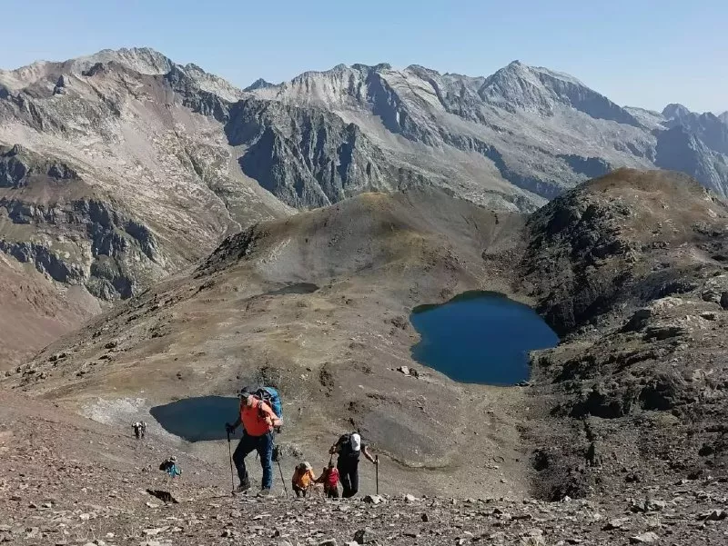 Ascensión a las cumbres del macizo de Llardana.