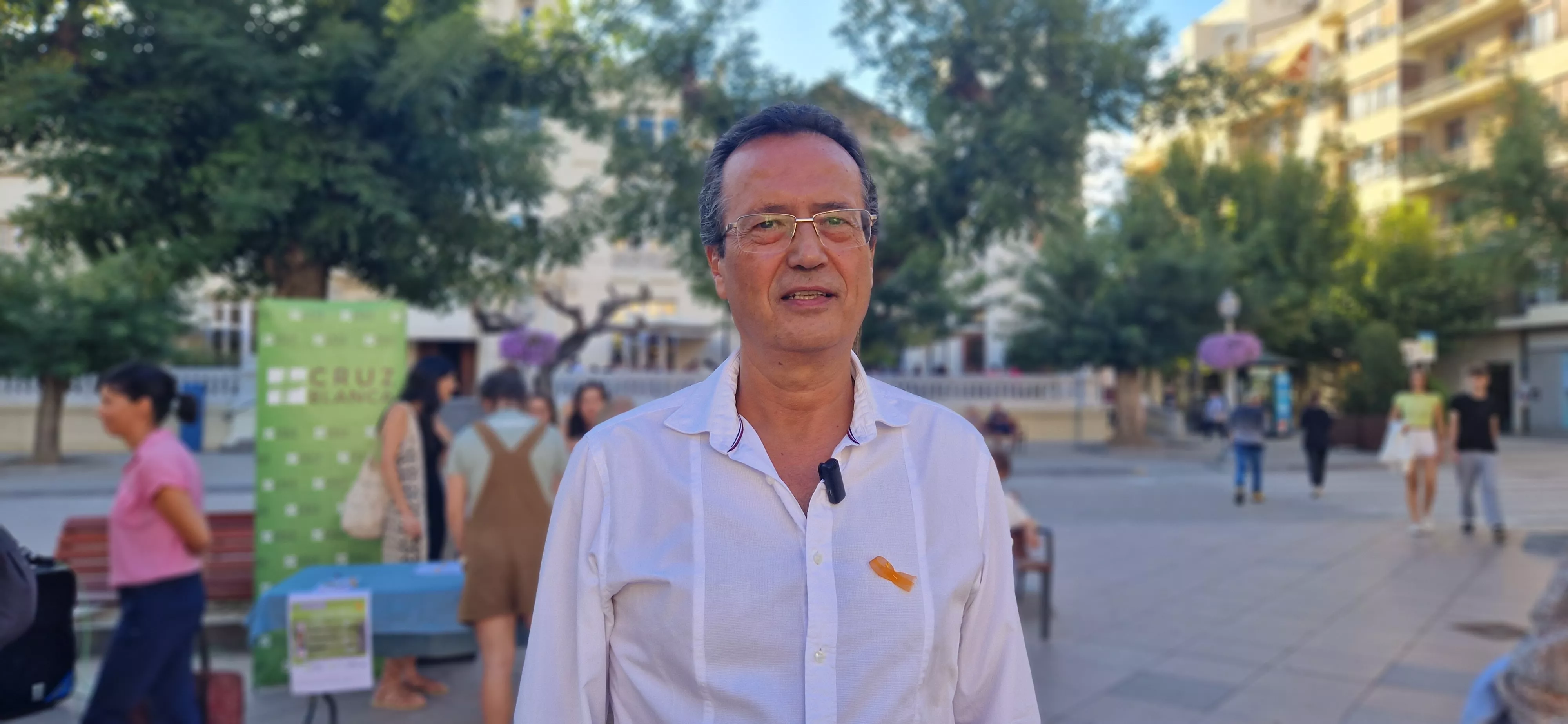 José Manuel Dolader, director del área de atención y prevención del suicidio La Barandilla. Foto Myriam Martínez 