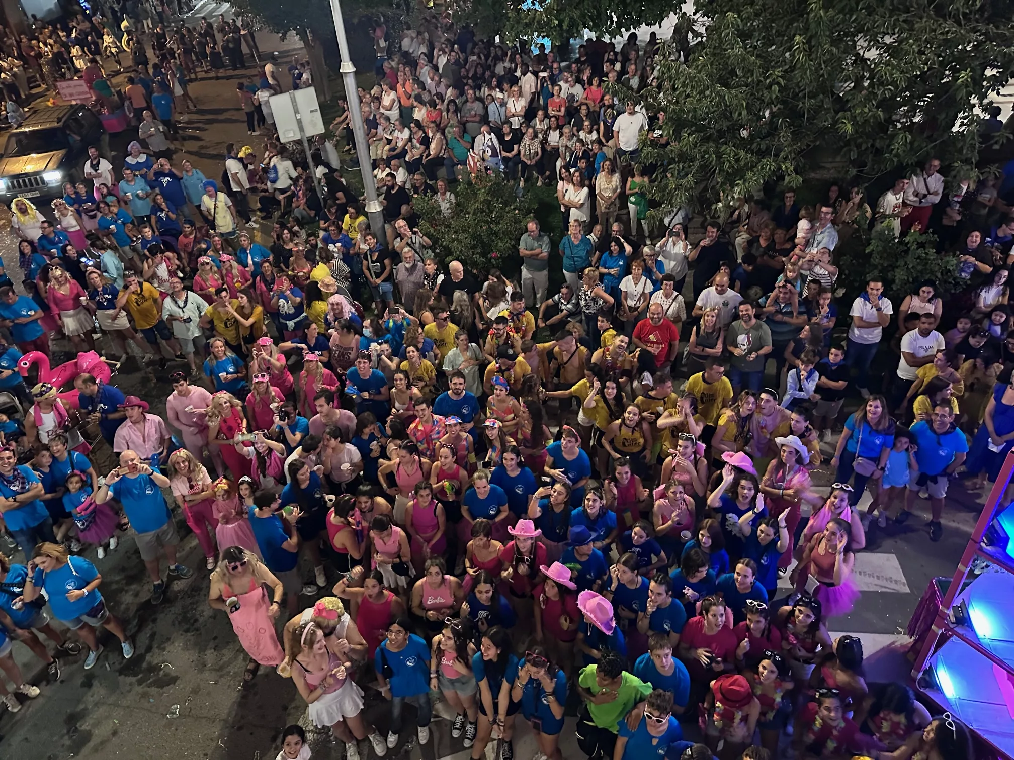 Inicio de las fiestas de Binéfar el año pasado.