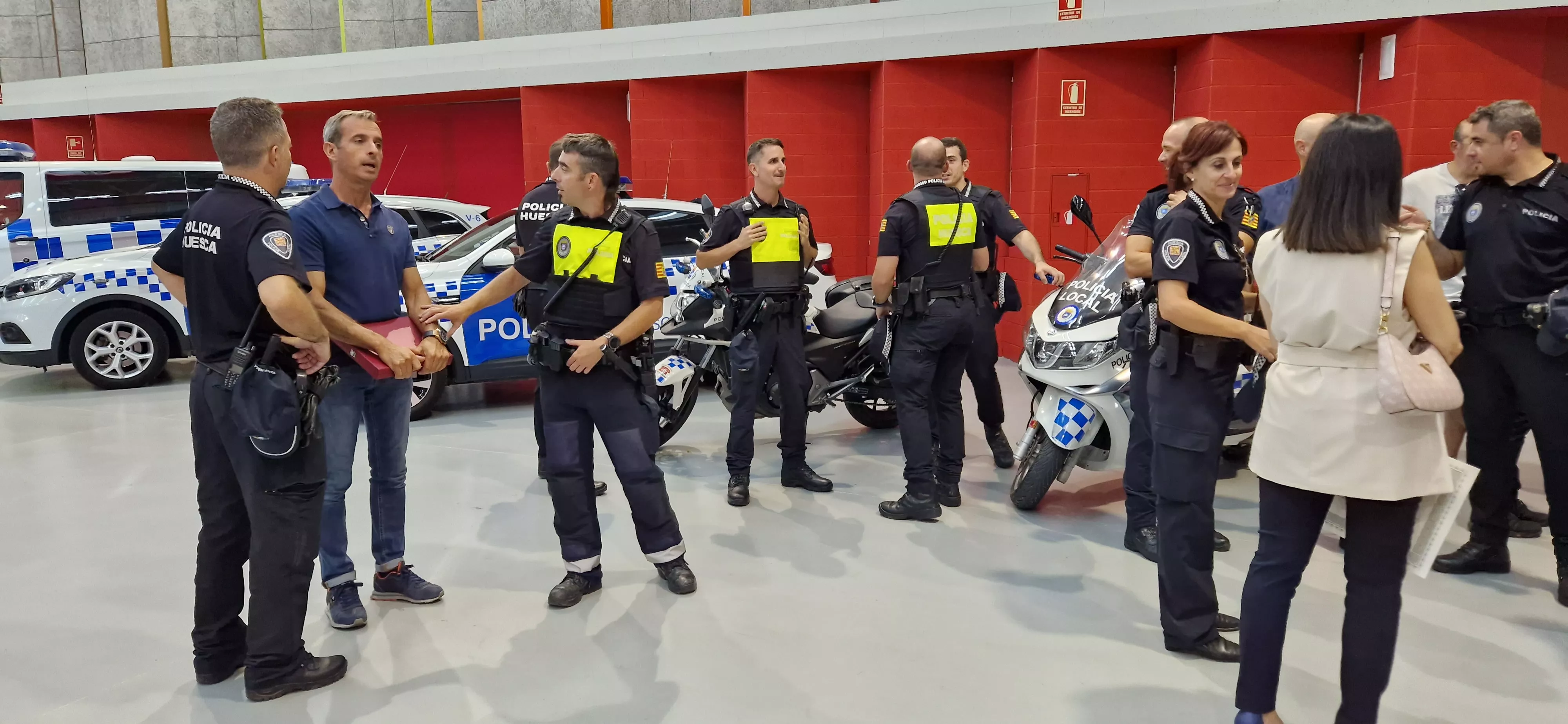 Fiesta de la Policía Local de Huesca. Foto Myriam Martínez